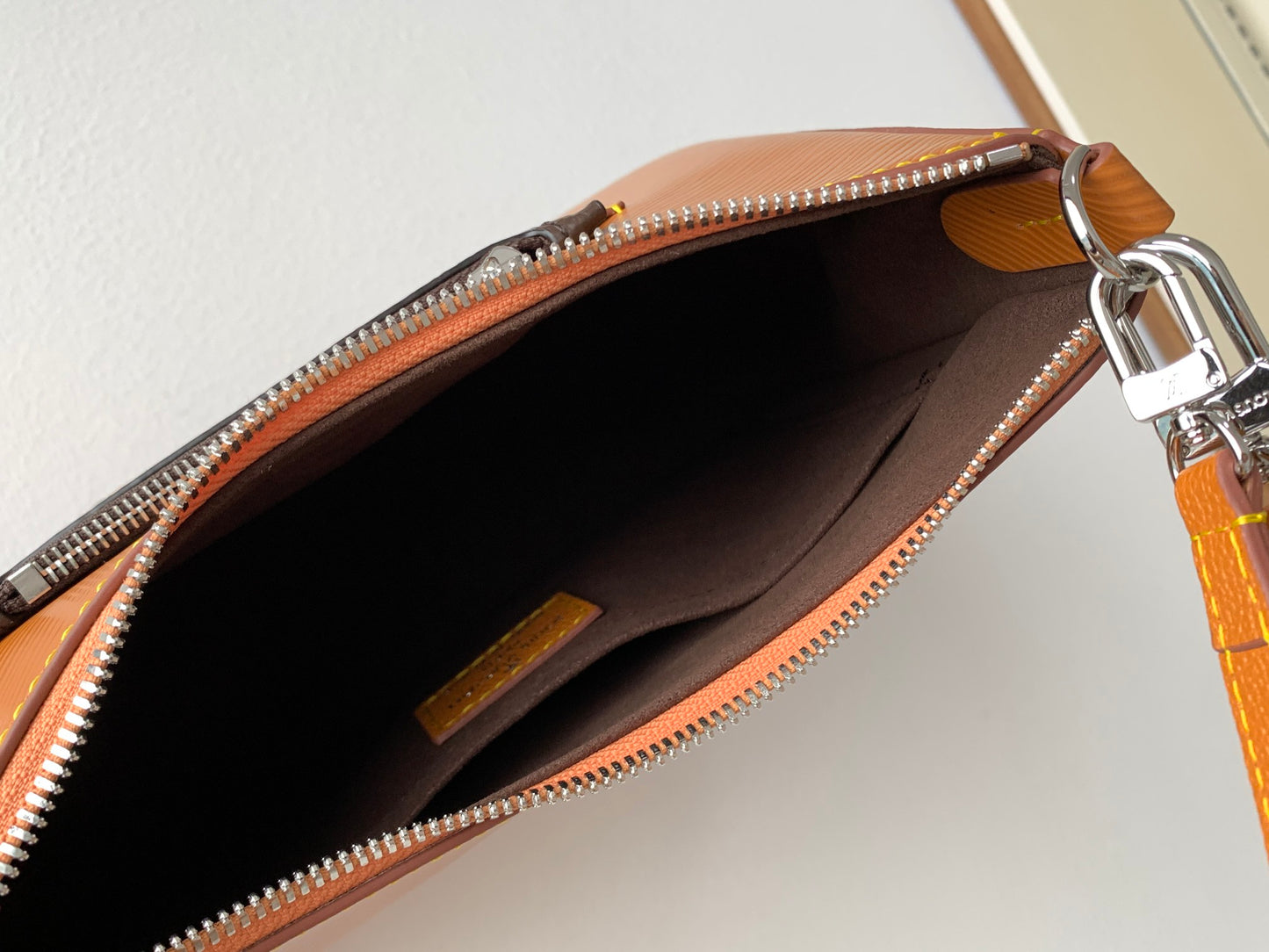 Louis Vuitton Marelle Handbag - Honey Gold Epi Leather with Monogram Pouch