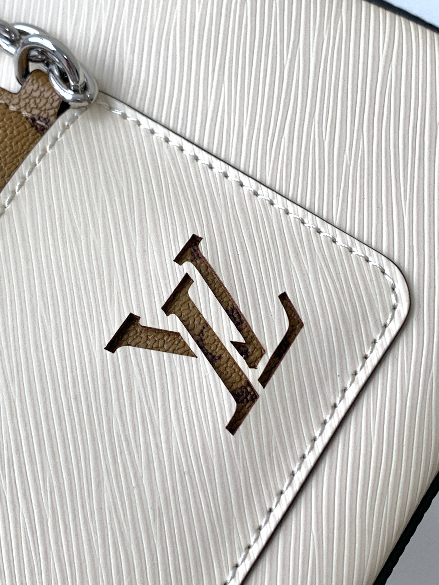 Louis Vuitton Marelle Quartz Epi Leather Shoulder Bag with Monogram Pouch