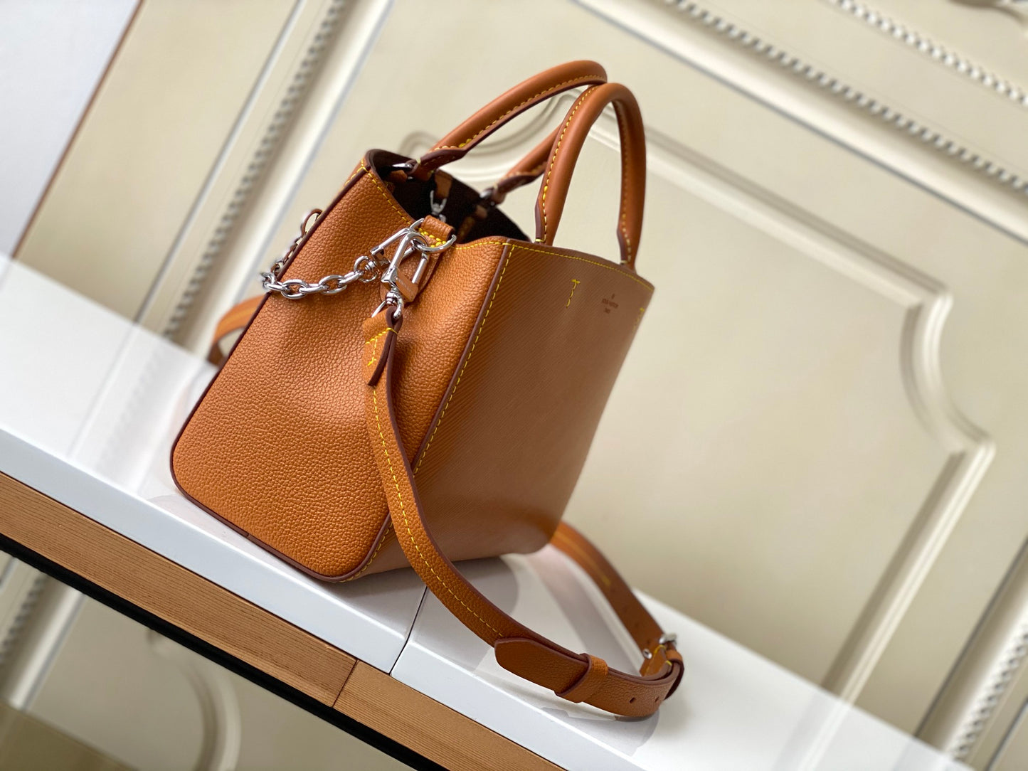 Louis Vuitton Marelle Tote BB Epi Leather Handbag - Honey Gold