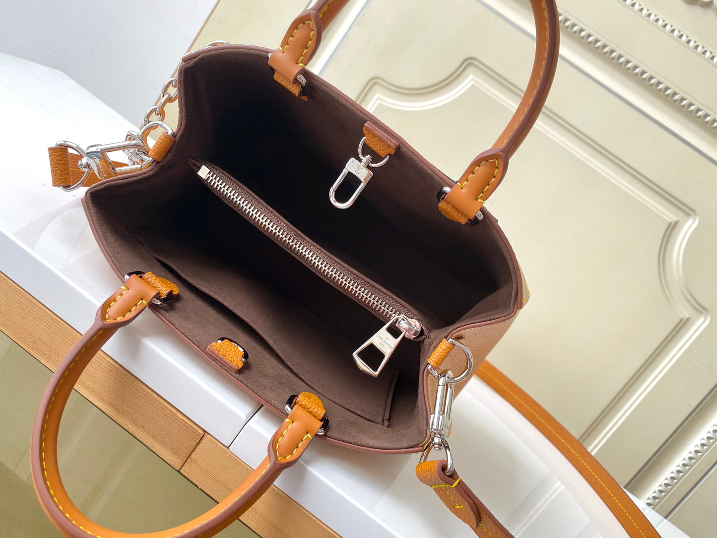Louis Vuitton Marelle Tote BB Epi Leather Handbag - Honey Gold