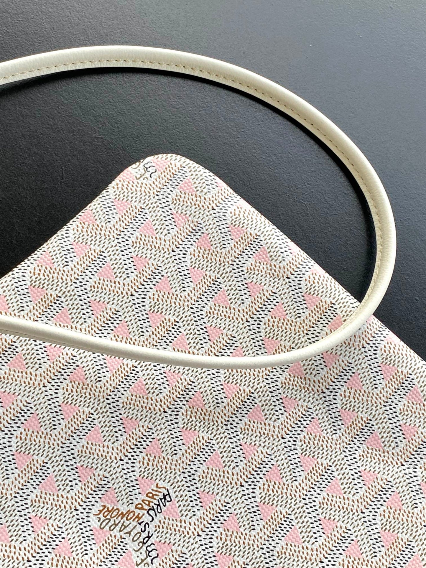 Gogy Mini Fabric Crossbody Tote Bag with Yellow Heart Embroidery