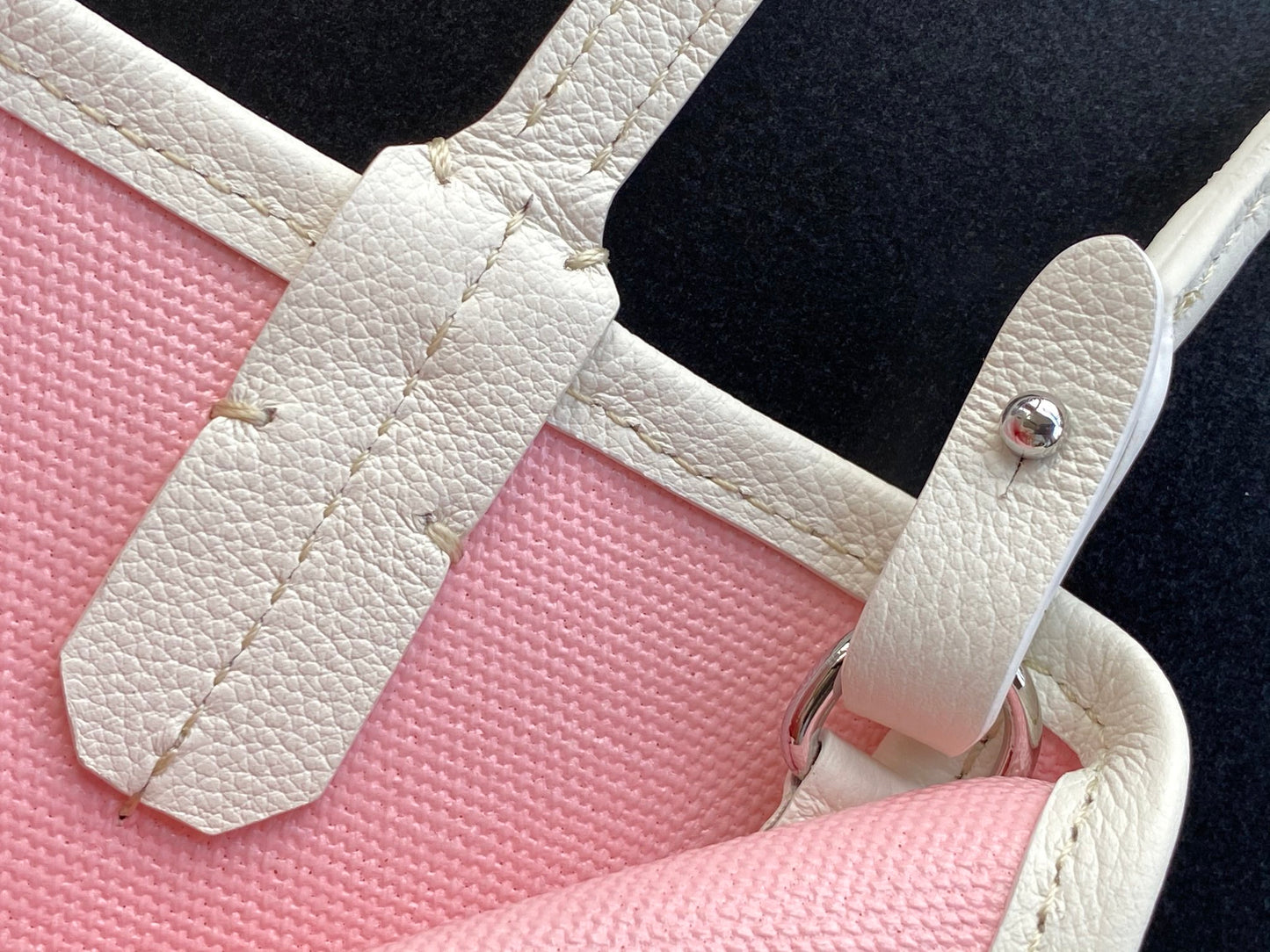Gogy Mini Fabric Crossbody Tote Bag with Yellow Heart Embroidery