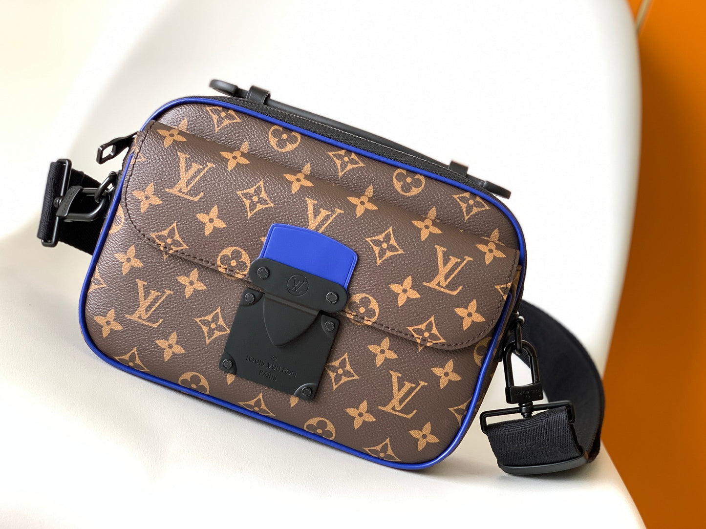 Louis Vuitton S-Lock Messenger Bag Monogram Canvas - Brown/Blue