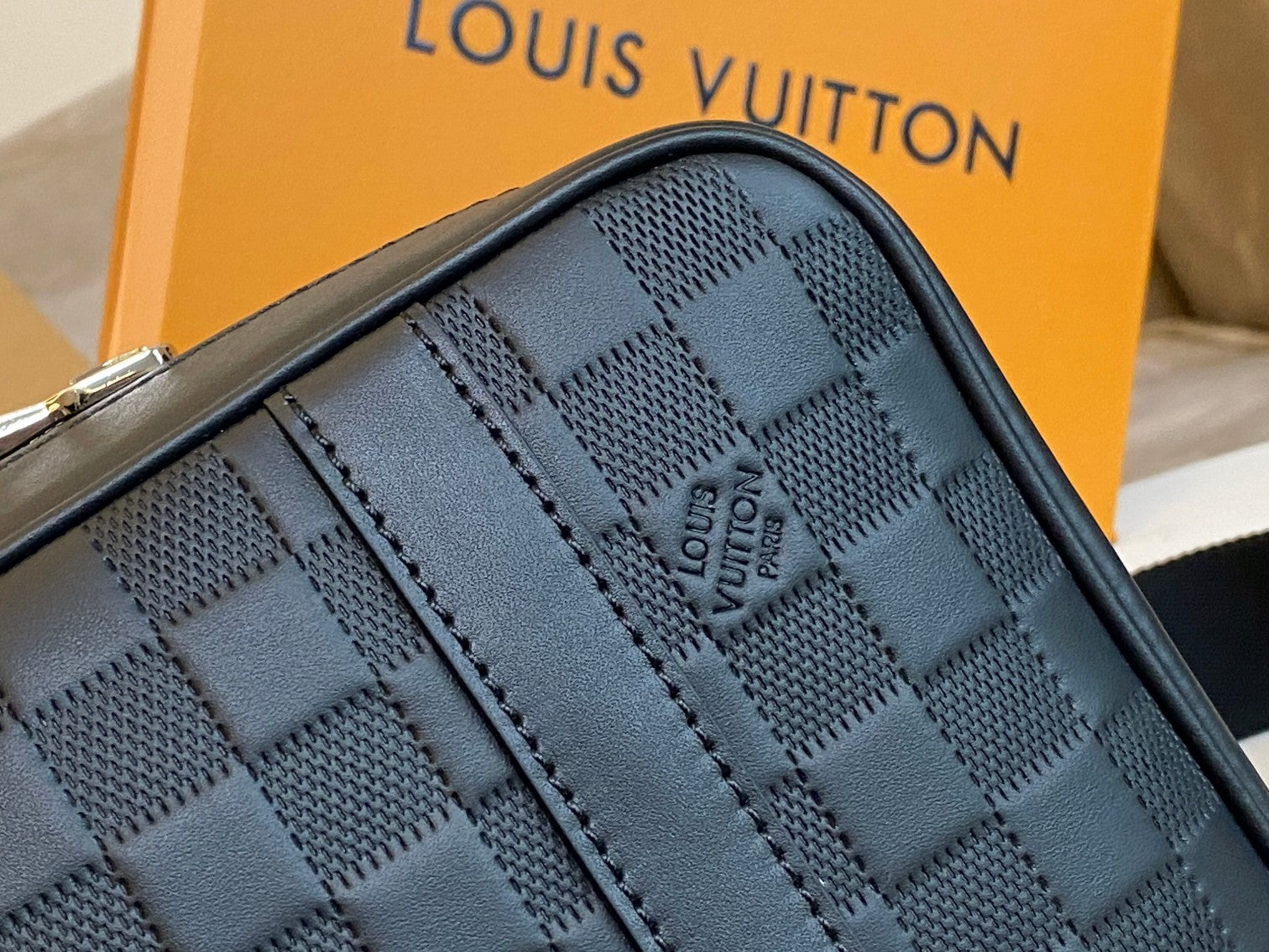 Louis Vuitton Alpha Messenger Bag - Black Damier Infini Leather