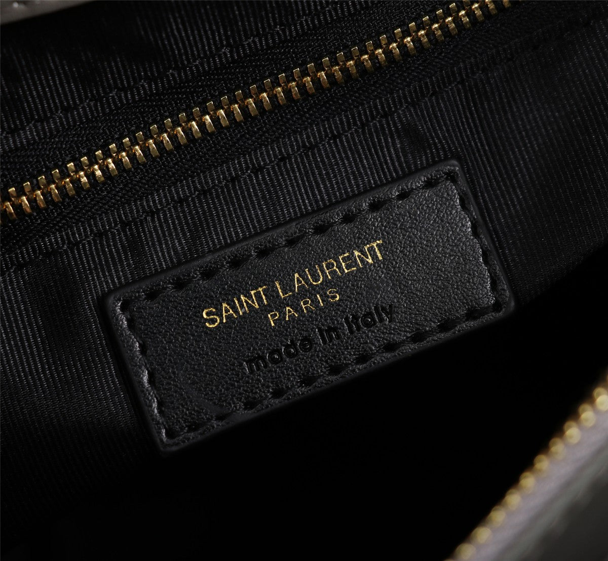 Saint Laurent Small Loulou Quilted Leather Shoulder Bag - Grey with Gold Hardware