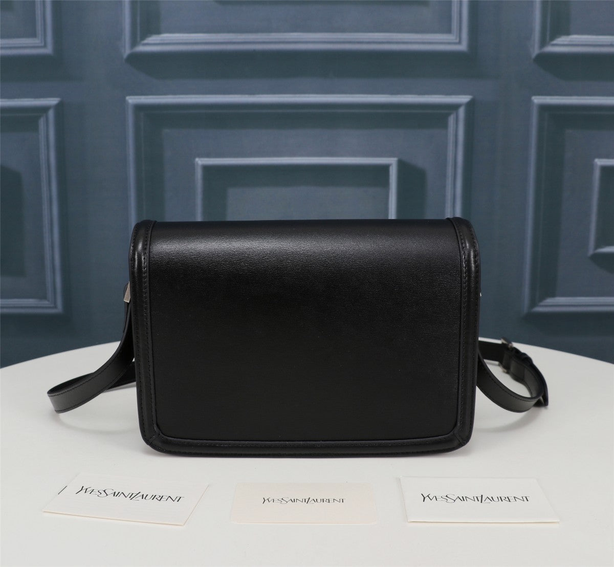 Saint Laurent Women's Solferino Medium Leather Shoulder Bag - Black
