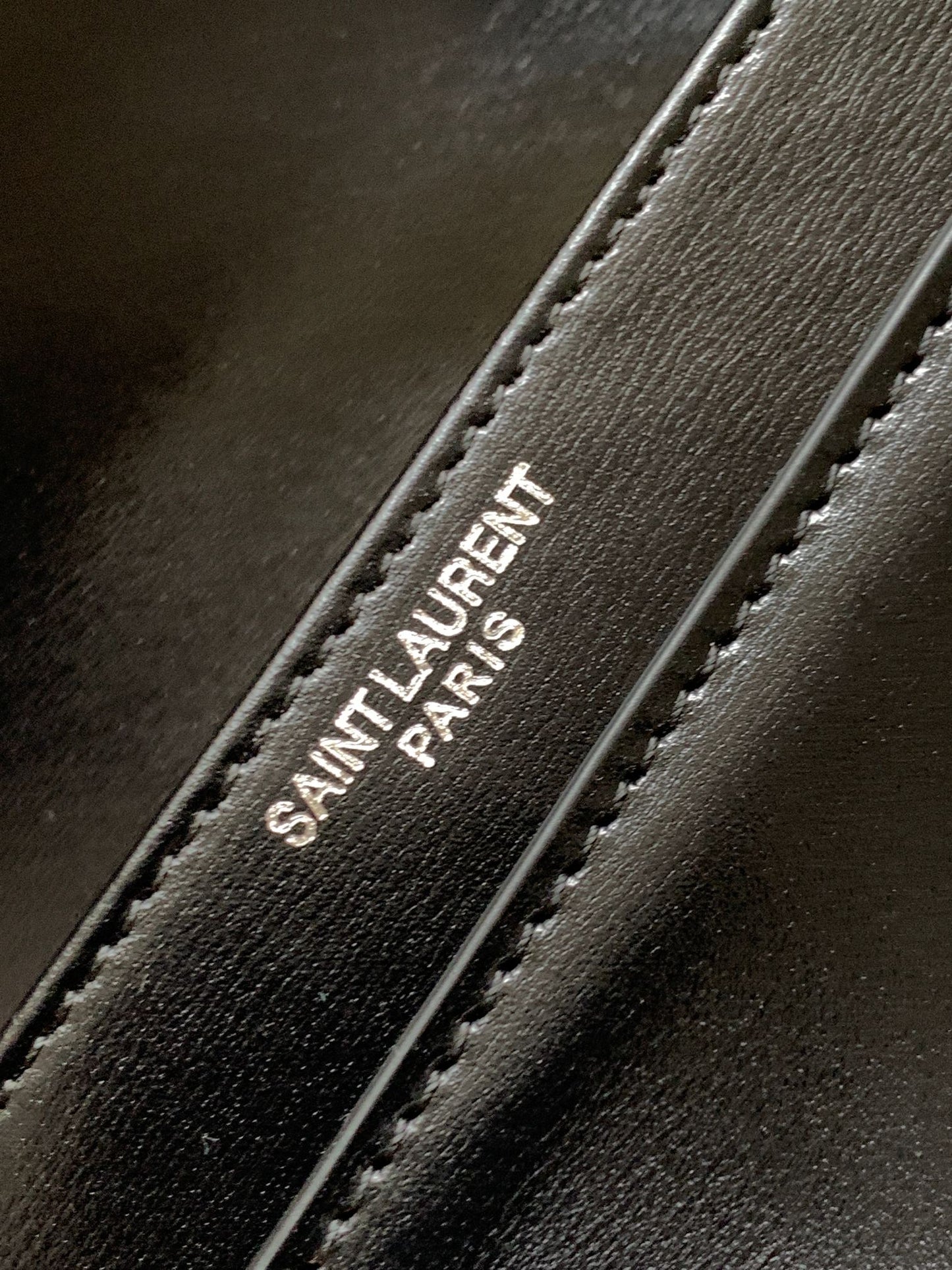 Saint Laurent Small Solferino Satchel in Black Box Leather