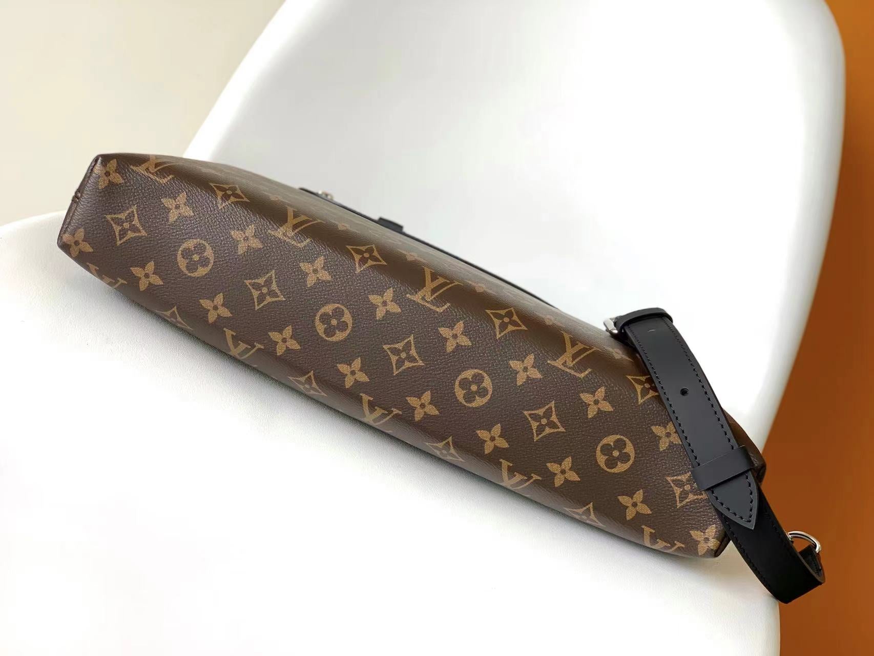 Louis Vuitton Porte-Documents Voyage PM Monogram Macassar Canvas Briefcase