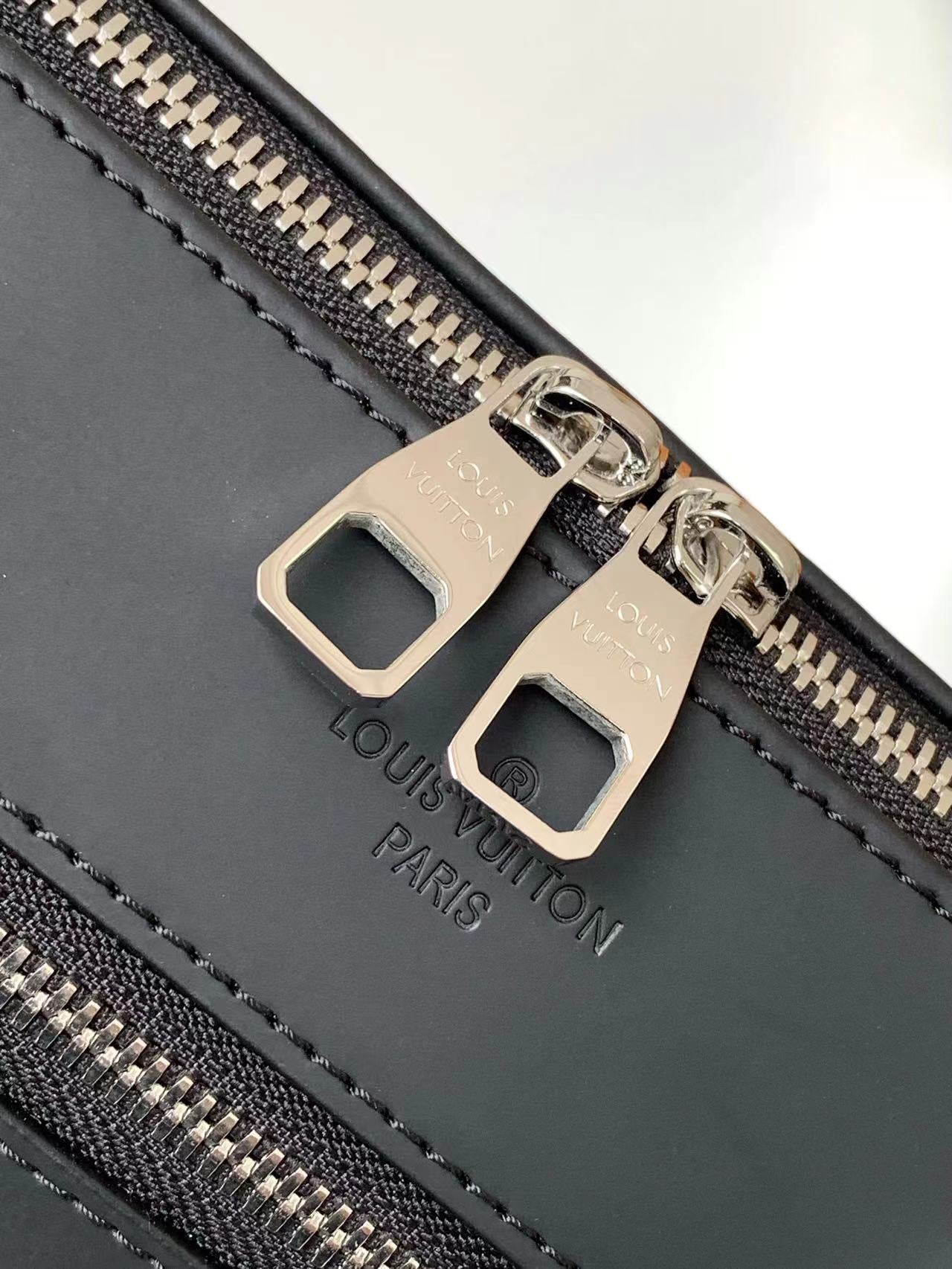 Louis Vuitton Porte-Documents Voyage PM Monogram Macassar Canvas Briefcase