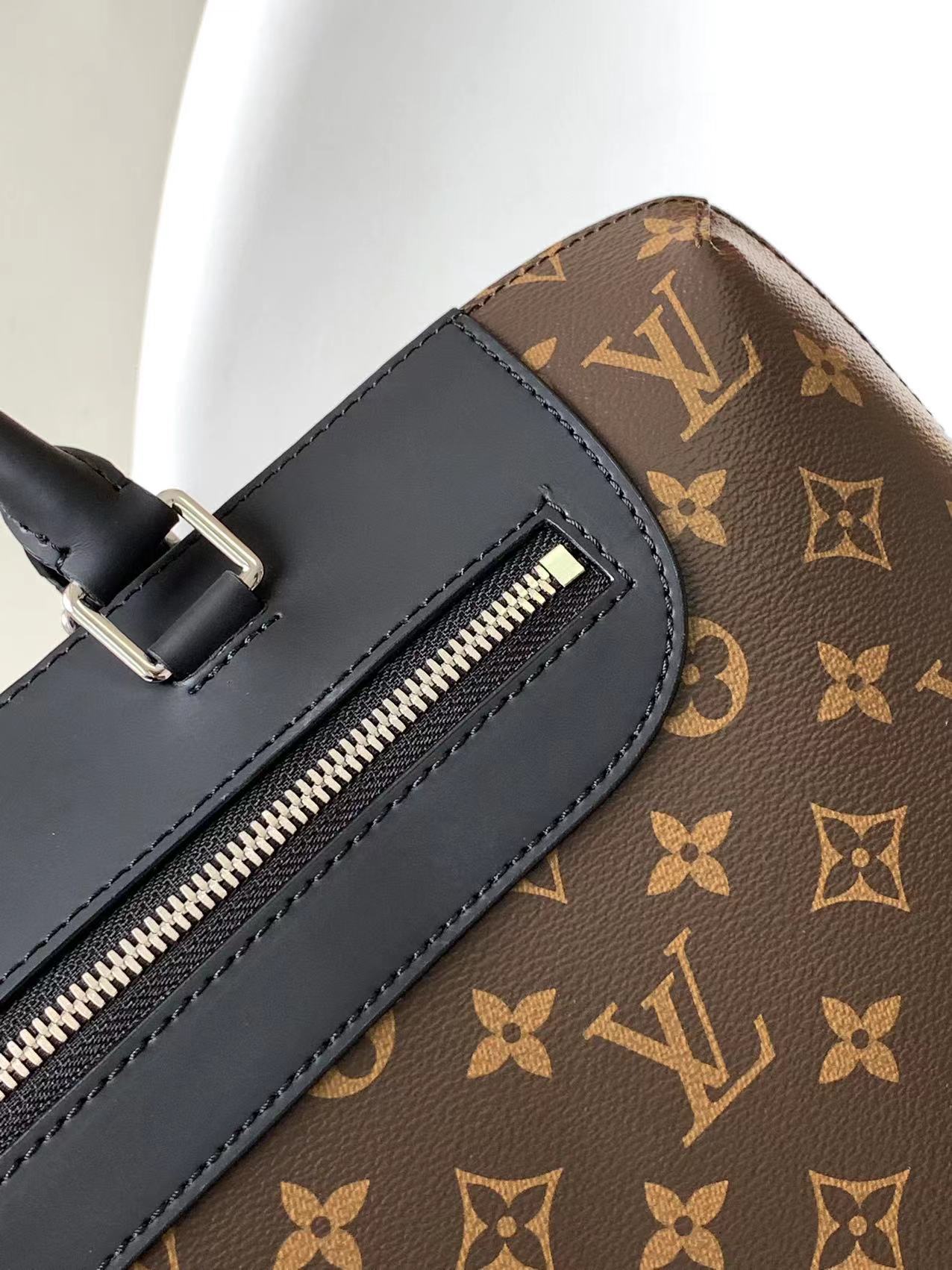 Louis Vuitton Porte-Documents Voyage PM Monogram Macassar Canvas Briefcase