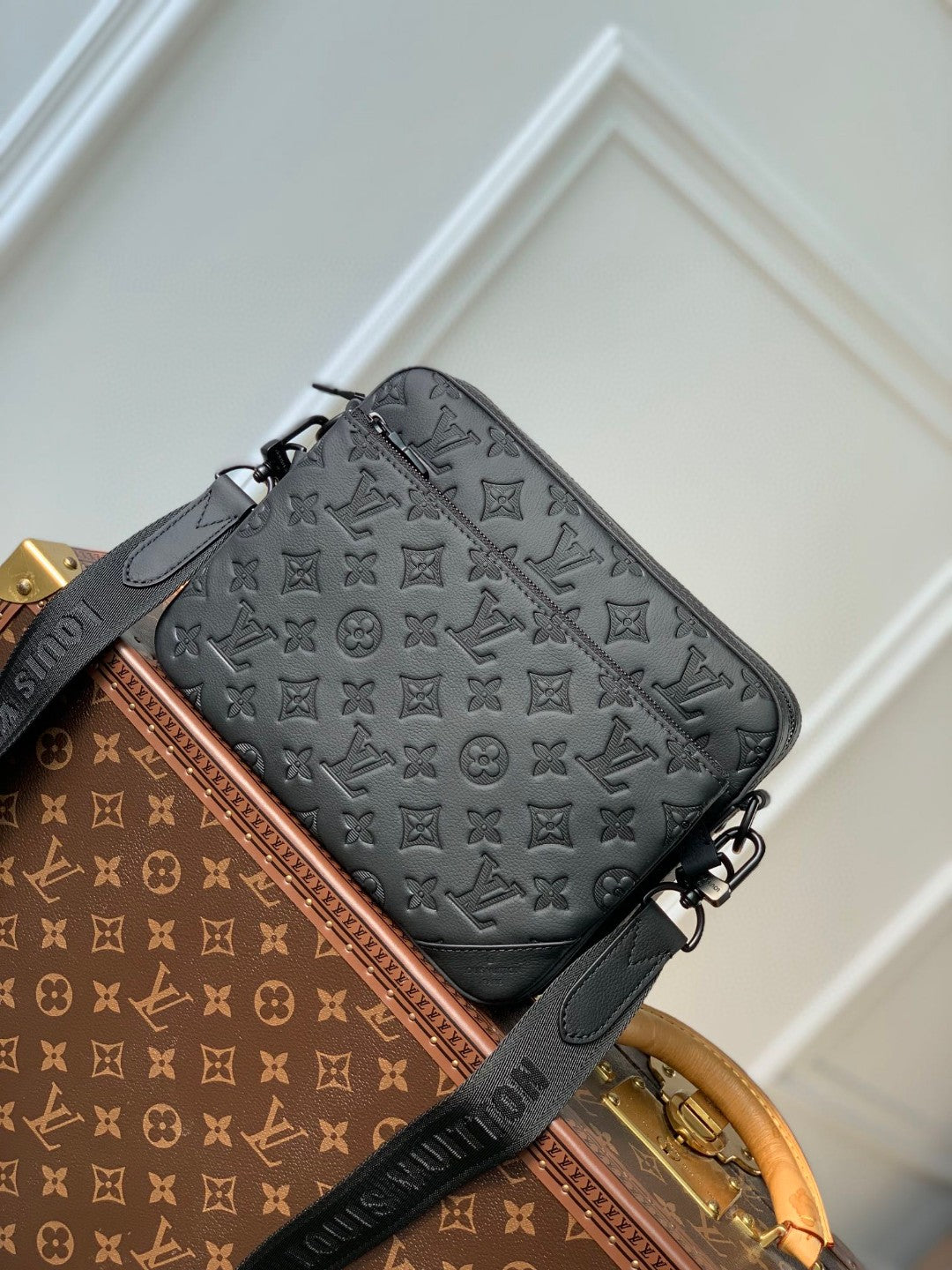 Louis Vuitton Trio Messenger Bag - Black Monogram Eclipse Canvas