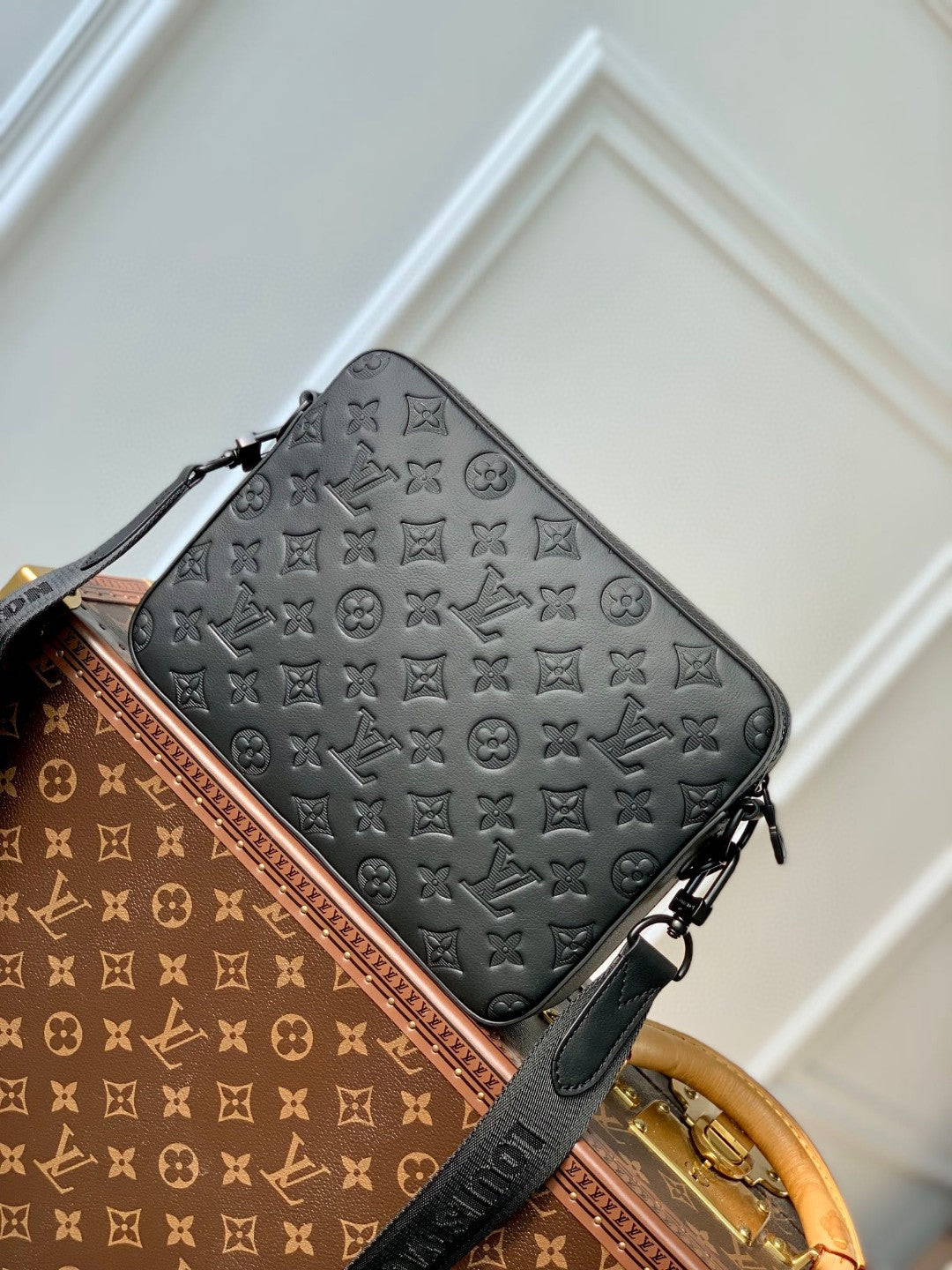 Louis Vuitton Trio Messenger Bag - Black Monogram Eclipse Canvas