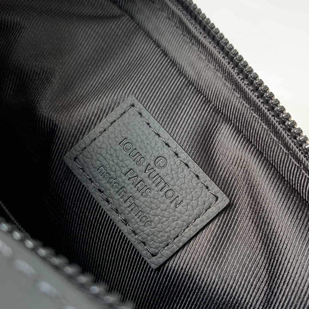 Louis Vuitton Trio Messenger Bag - Black Monogram Eclipse Canvas