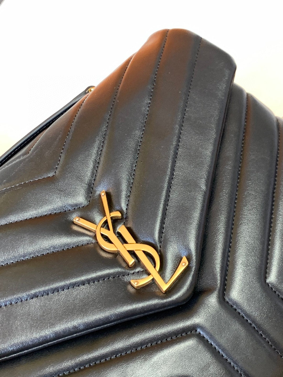 Saint Laurent Loulou Small Quilted Leather Shoulder Bag - Black