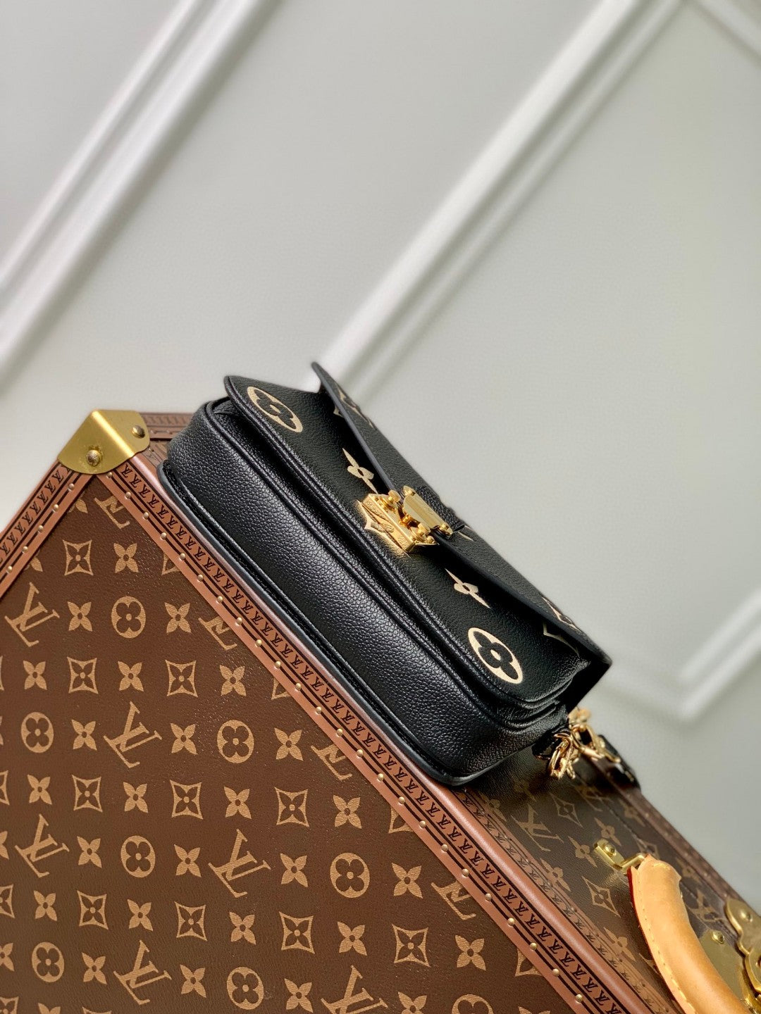 Louis Vuitton Micro Metis Bag - Bicolor Monogram Empreinte Leather - Black/White