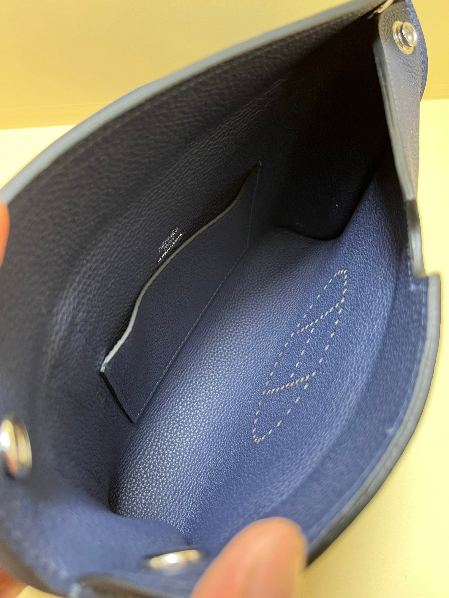 Hermès Evelyne 16 TPM Crossbody Bag - Deep Blue Leather