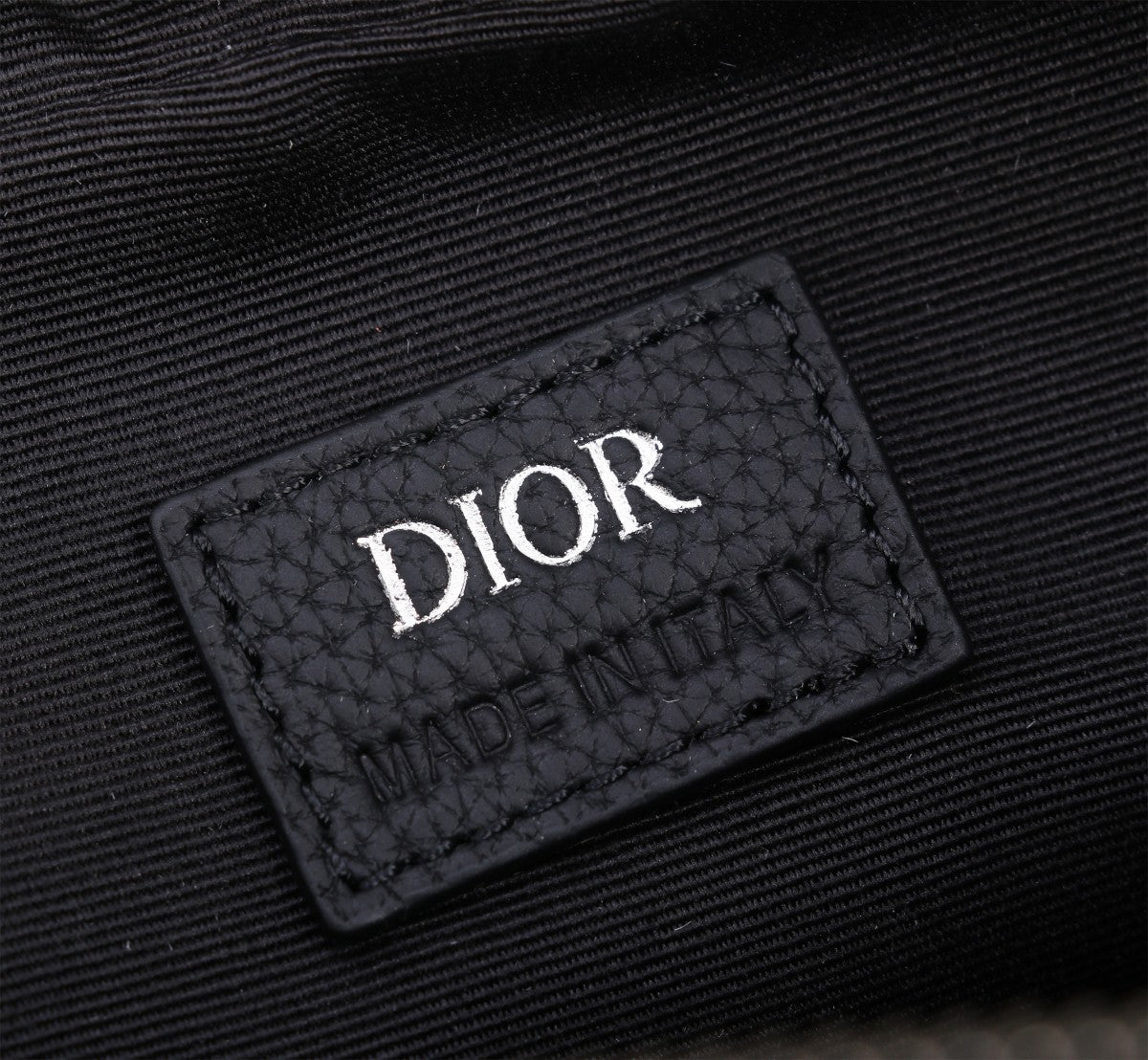 Christian Dior Men's Oblique Safari Messenger Bag - Black Jacquard Canvas