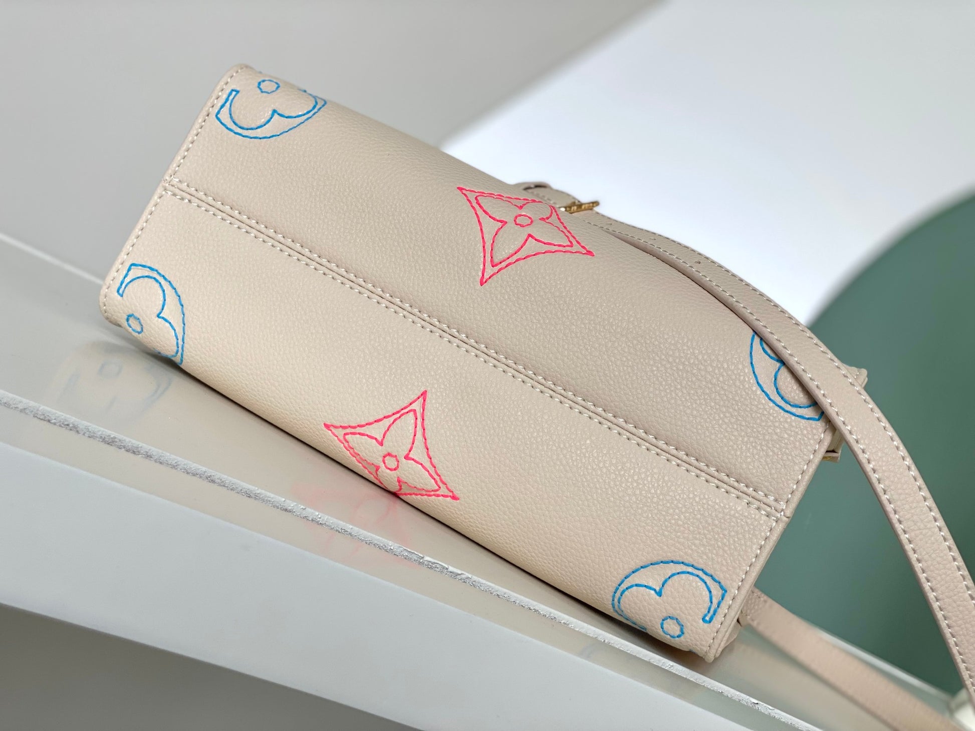 Louis Vuitton Onthego PM Monogram Empreinte Leather Tote Bag - Pastel