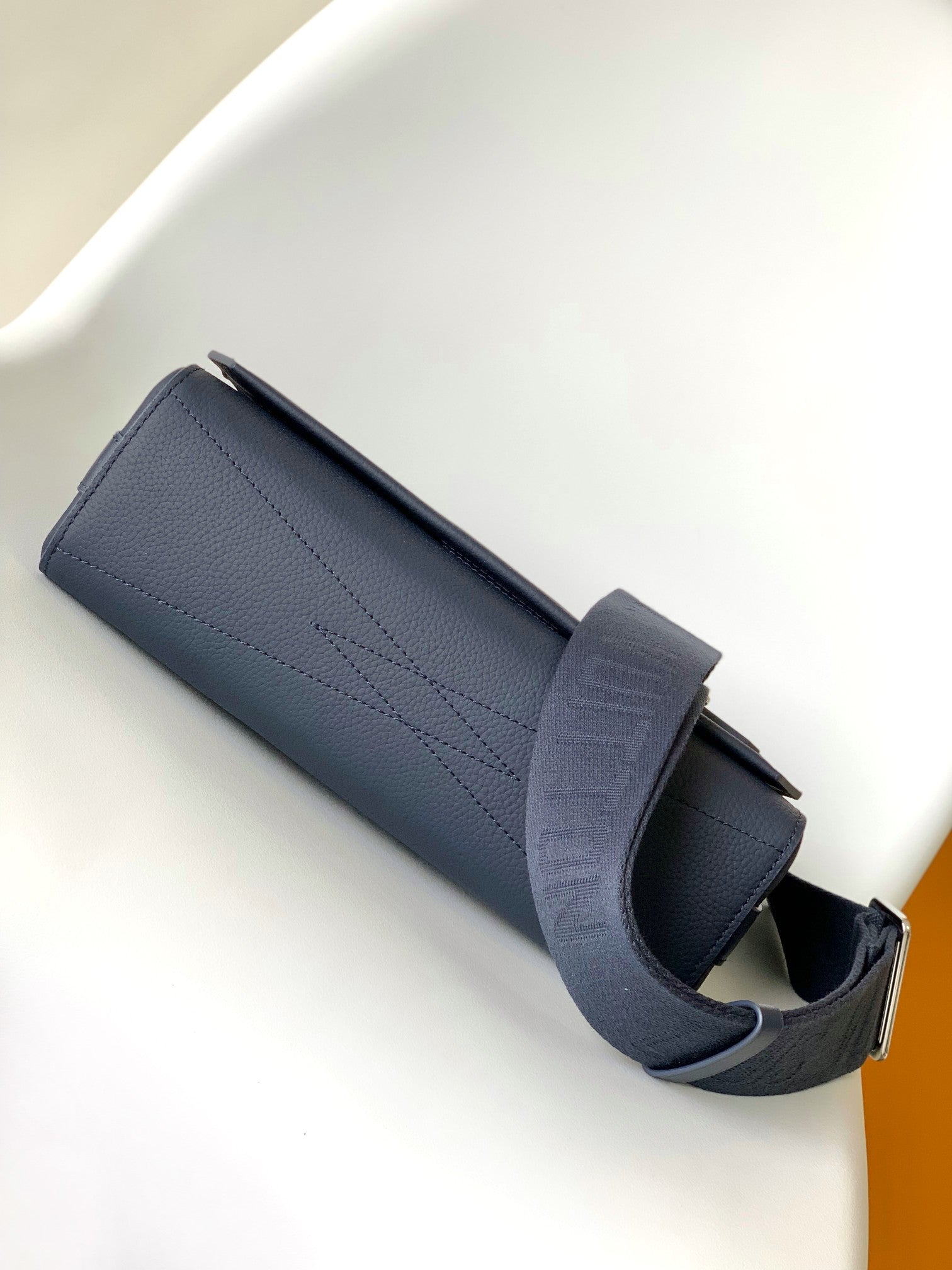Louis Vuitton Men's Fastline Messenger Bag - Navy Blue Aerogram Leather