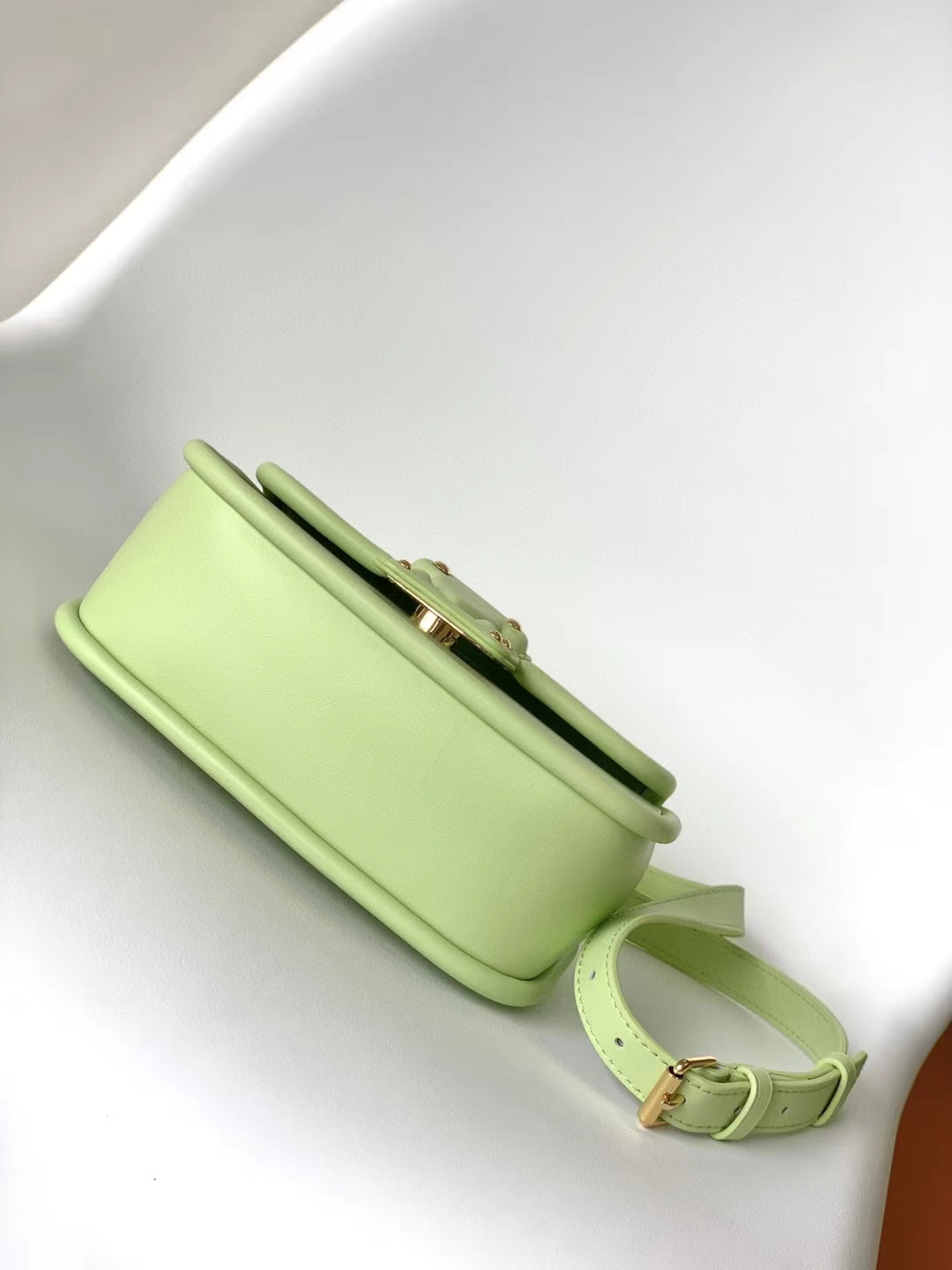 Louis Vuitton Saumur BB Mahina Leather Handbag - Pale Green