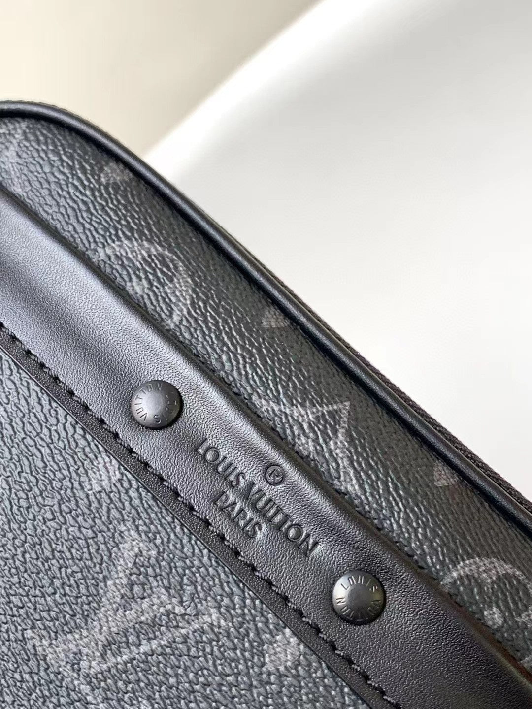 Louis Vuitton Discovery Bumbag PM Monogram Eclipse Canvas Black