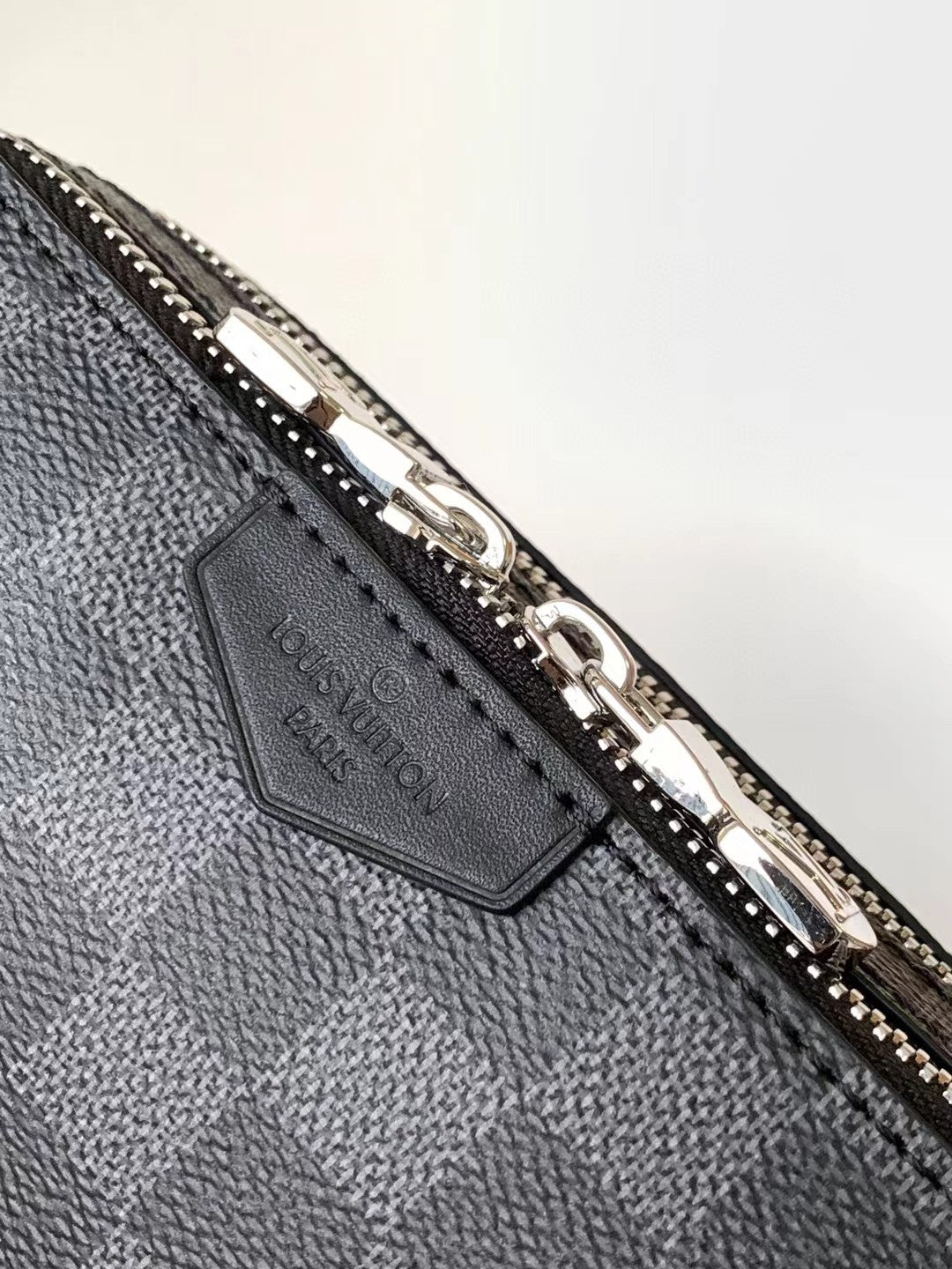 Louis Vuitton Alpha Wearable Wallet Damier Graphite Canvas Black Crossbody Bag