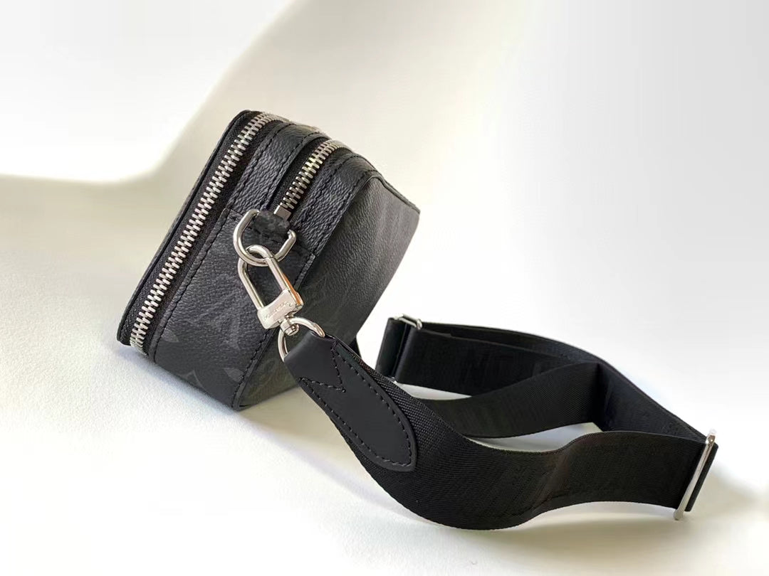 Louis Vuitton Alpha Messenger Bag Monogram Eclipse Canvas - Black/Grey