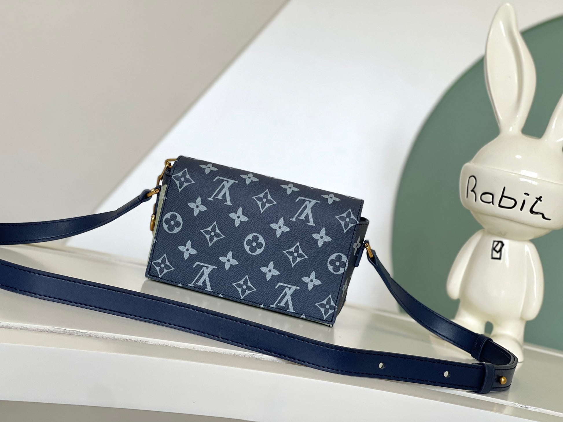 Louis Vuitton Monogram Bleached Denim Mini Soft Trunk Bag