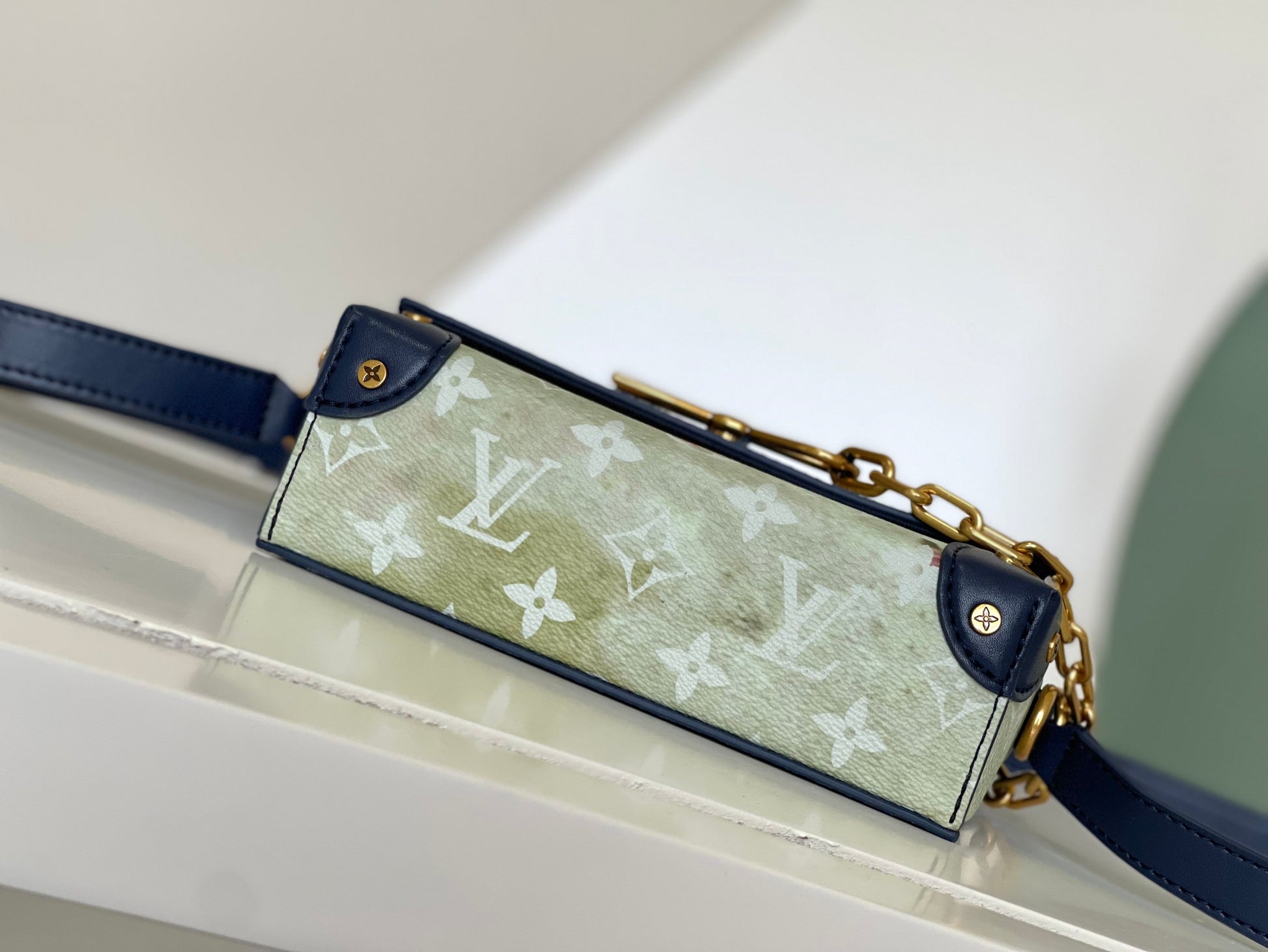 Louis Vuitton Monogram Bleached Denim Mini Soft Trunk Bag