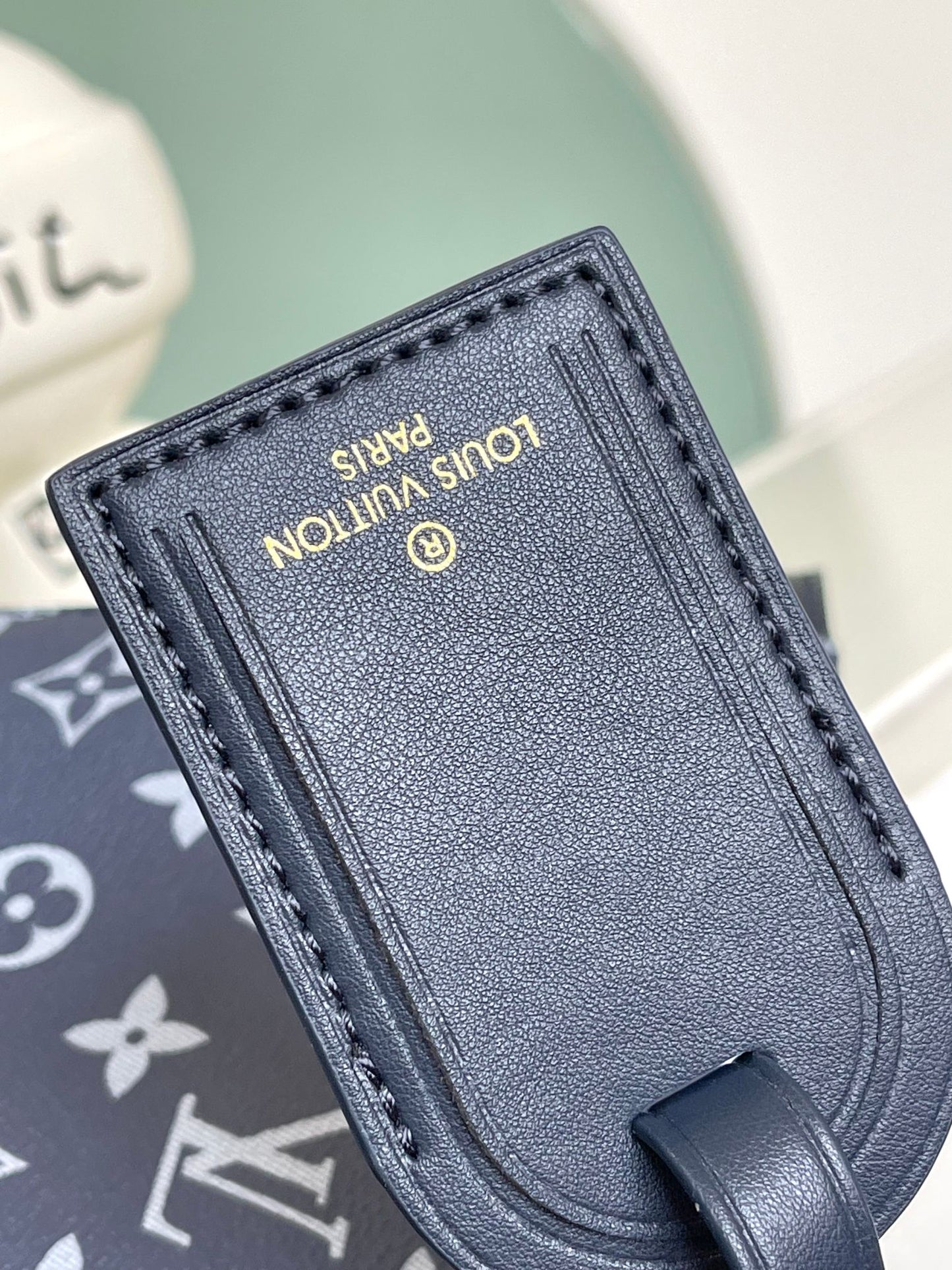 Louis Vuitton Monogram Bleached Onthego MM Tote Bag - Navy Blue