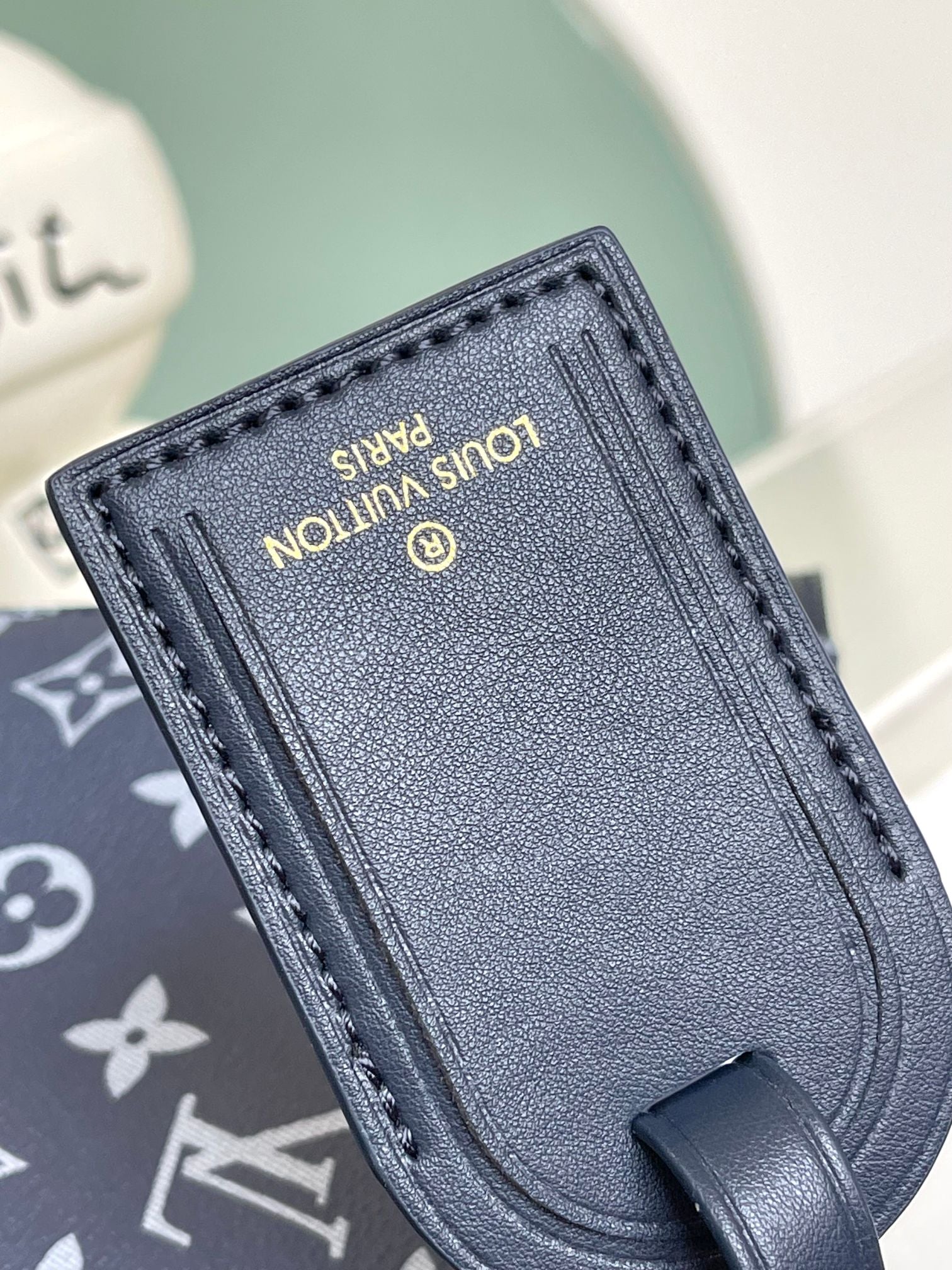 Louis Vuitton Monogram Bleached Onthego MM Tote Bag - Navy Blue