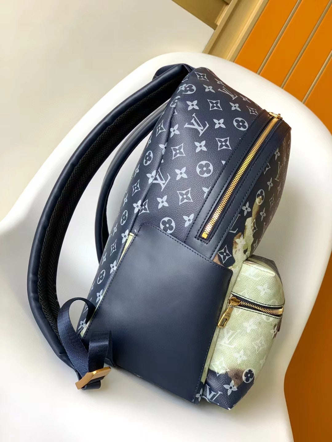 Louis Vuitton Monogram Watercolor Discovery Backpack PM Blue