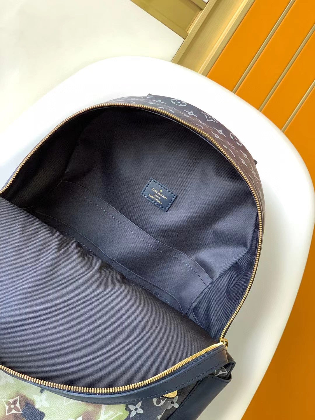 Louis Vuitton Monogram Watercolor Discovery Backpack PM Blue