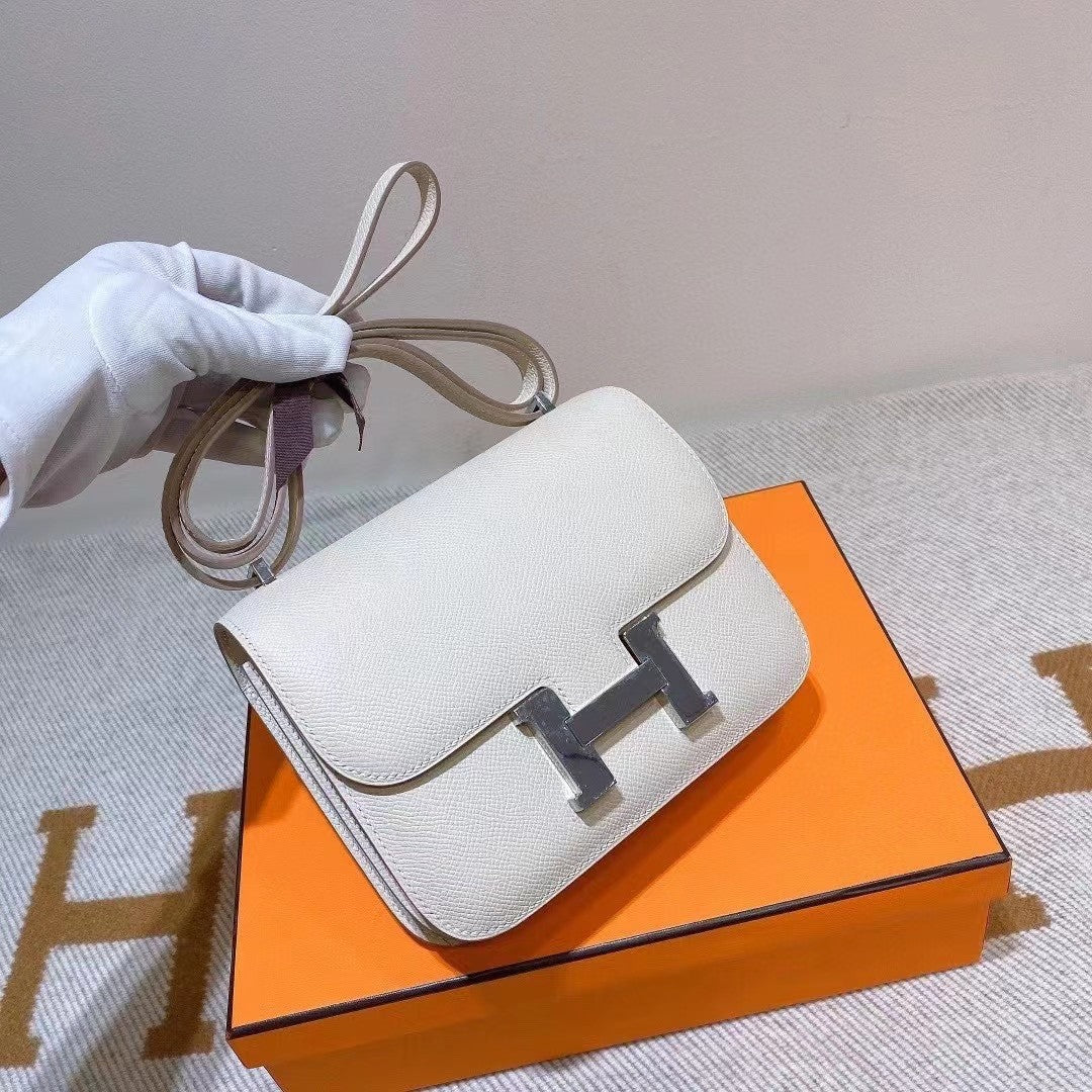 Hermès Constance 18 Mauve Sylvestre Epsom Leather with Gold Hardware