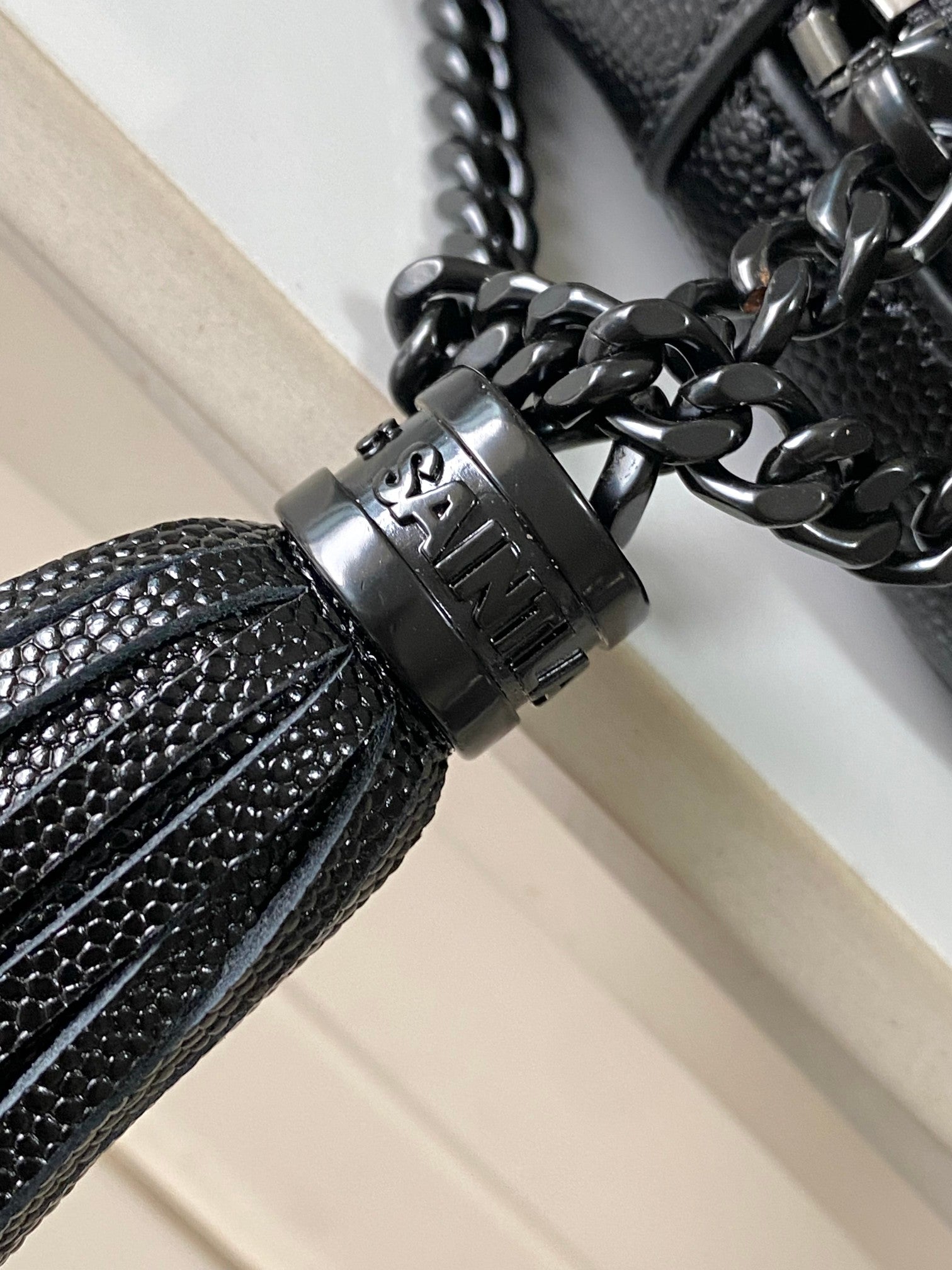 Saint Laurent Lou Camera Bag in Quilted Leather - Black