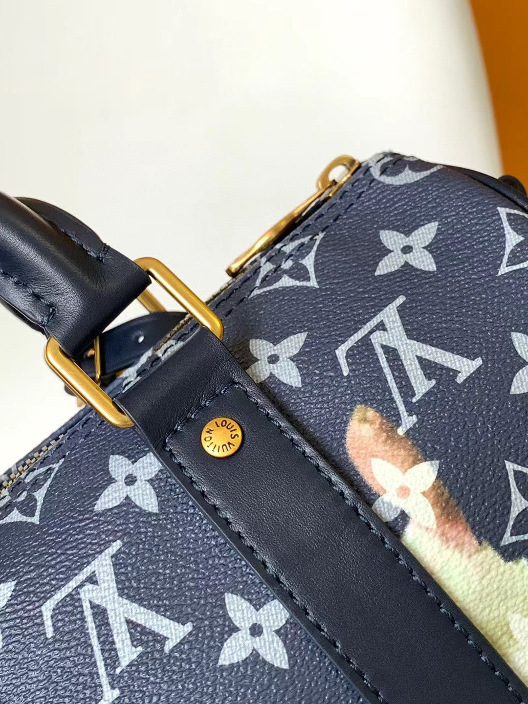 Louis Vuitton Keepall XS Watercolor Monogram Handbag - Blue/Green