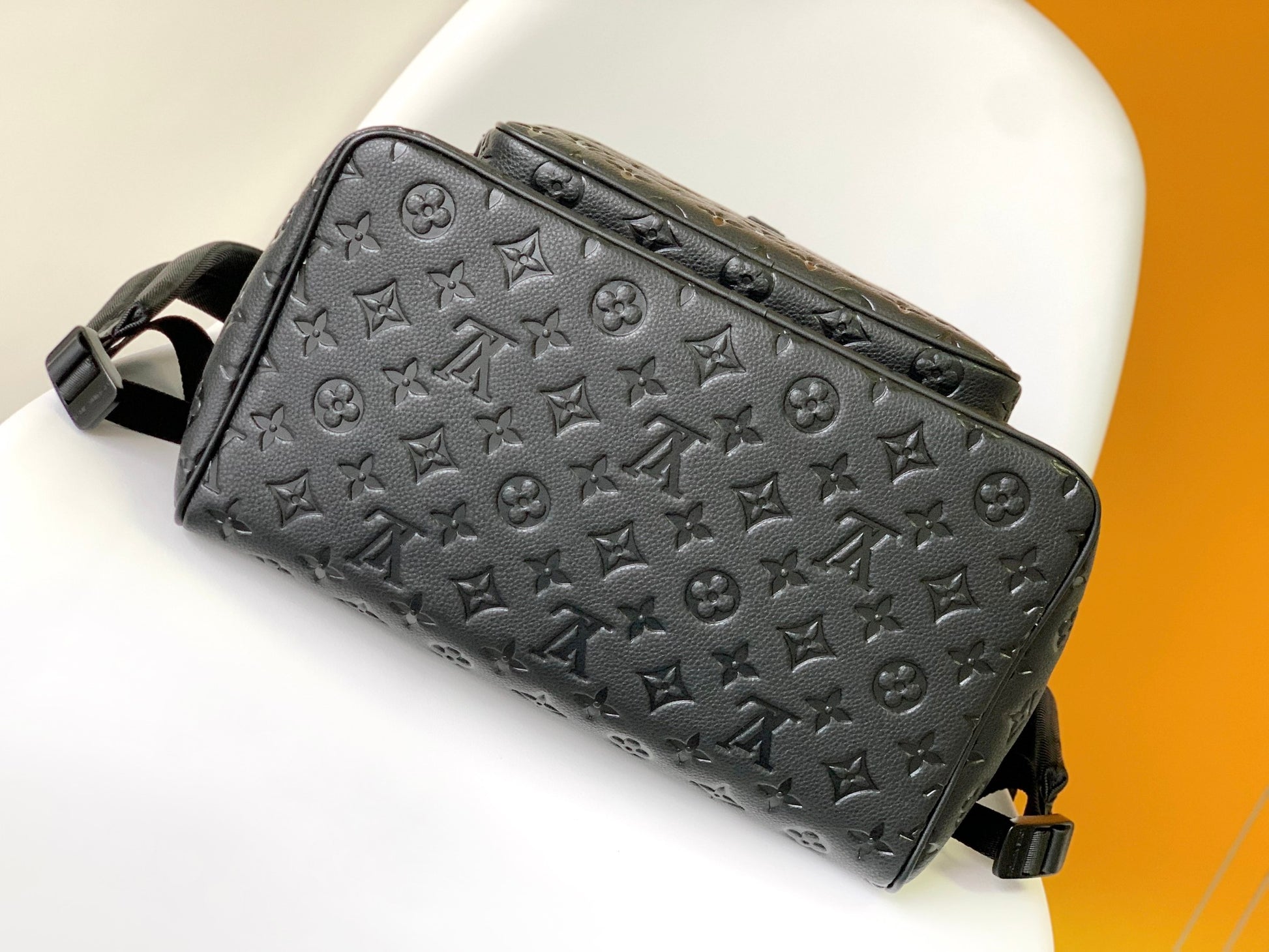 Louis Vuitton Montsouris Backpack Monogram Empreinte Leather - Black