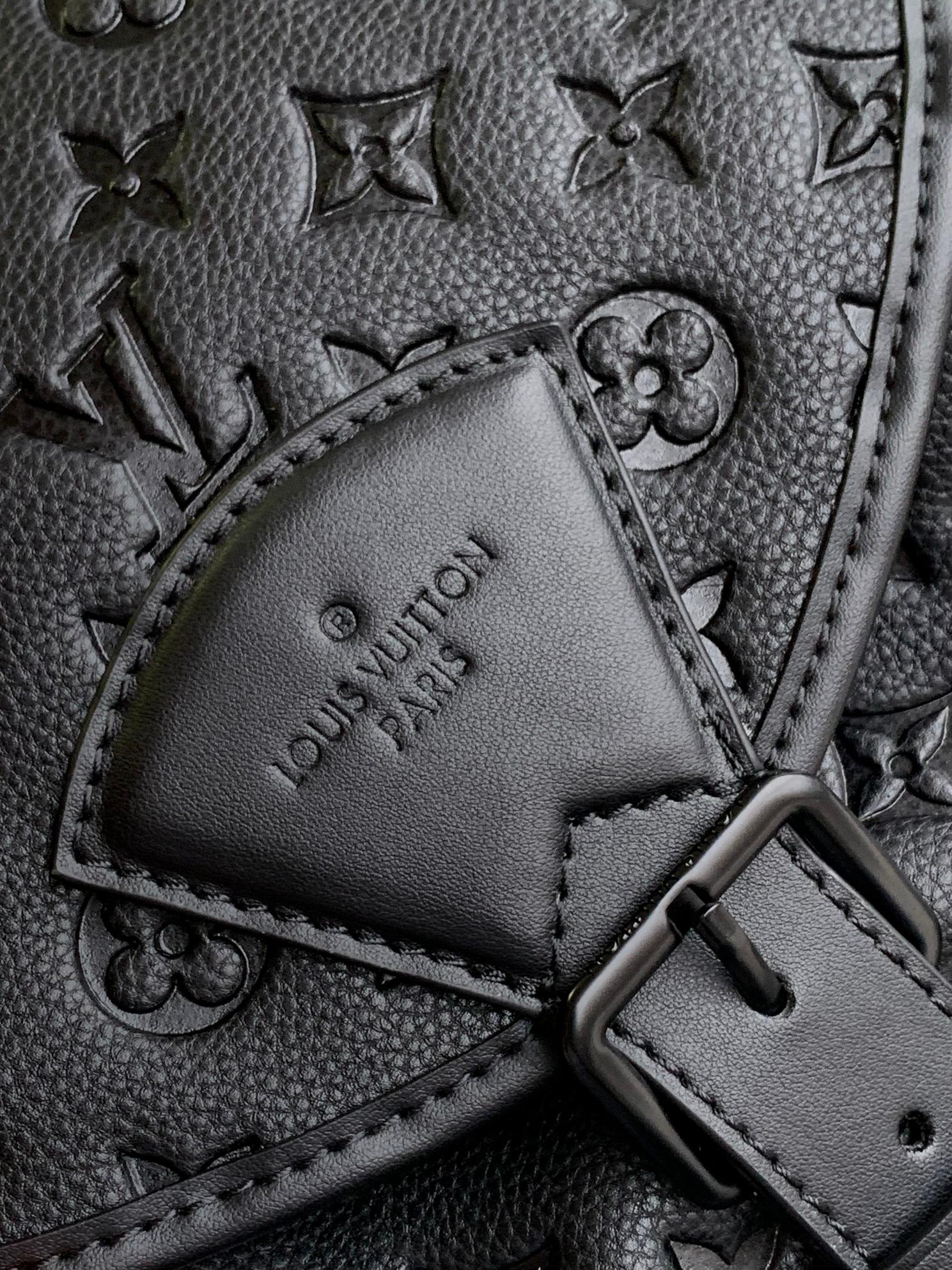 Louis Vuitton Montsouris Backpack Monogram Empreinte Leather - Black