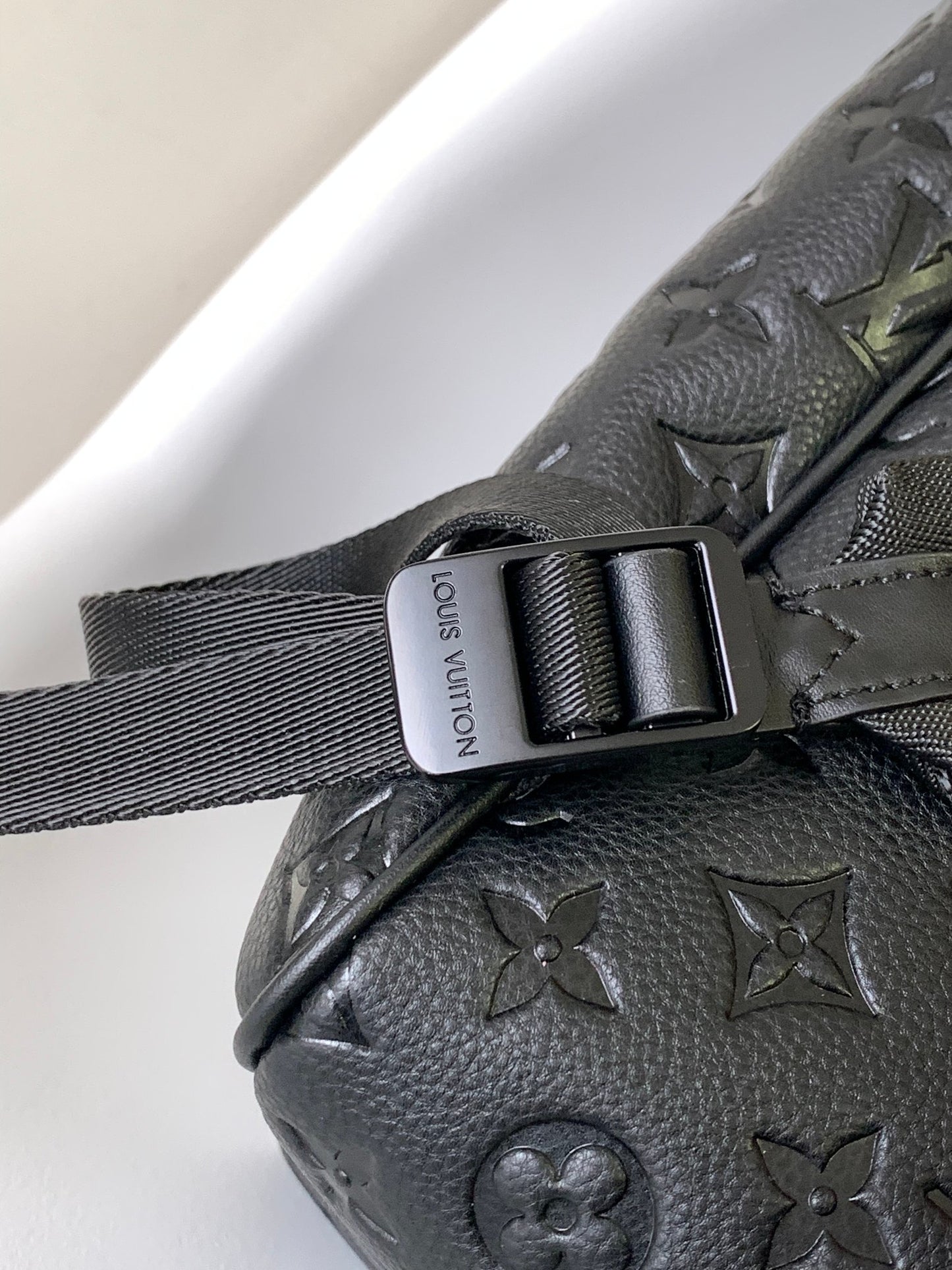 Louis Vuitton Montsouris Backpack Monogram Empreinte Leather - Black