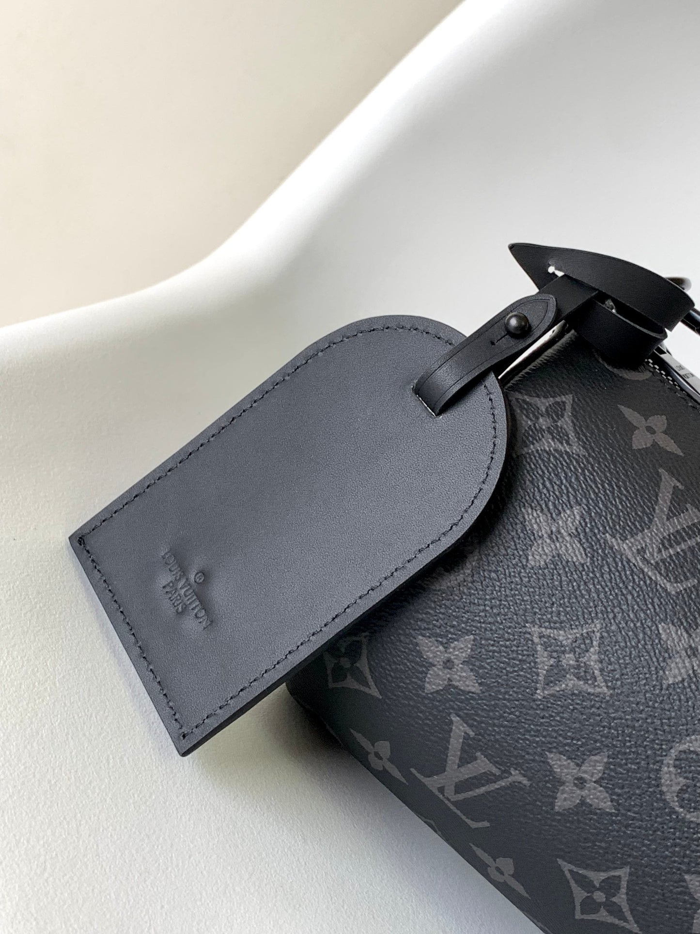 Louis Vuitton Monogram Eclipse Polochon Bag - Black Men's Crossbody