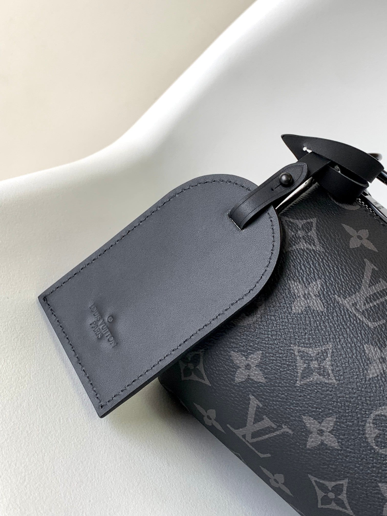 Louis Vuitton Monogram Eclipse Polochon Bag - Black Men's Crossbody