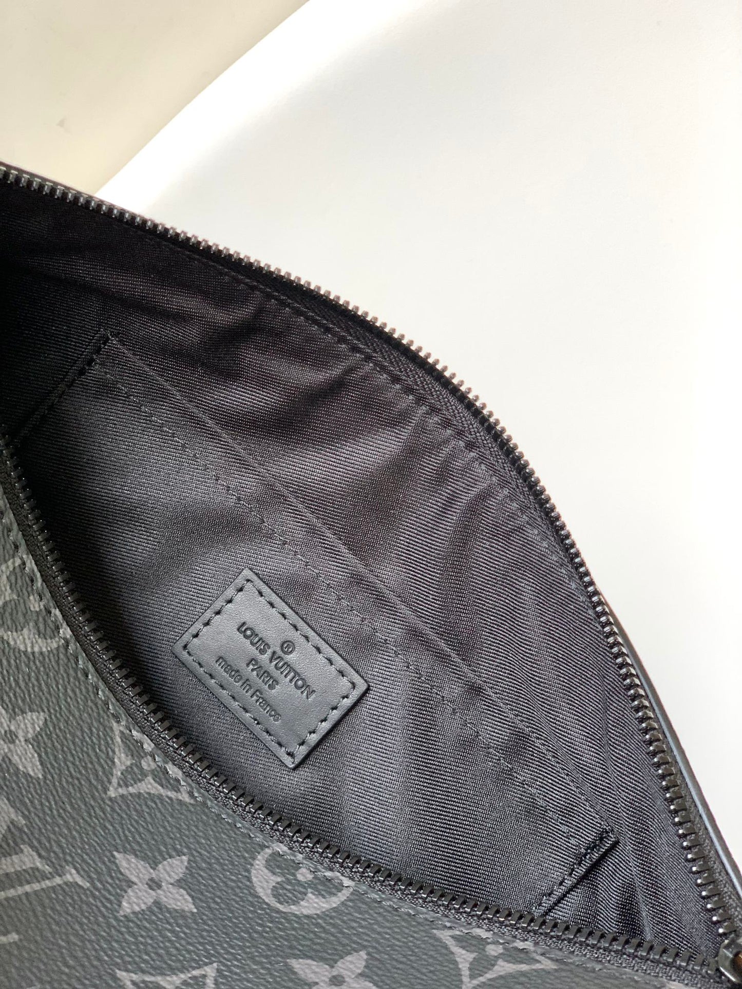 Louis Vuitton Monogram Eclipse Polochon Bag - Black Men's Crossbody