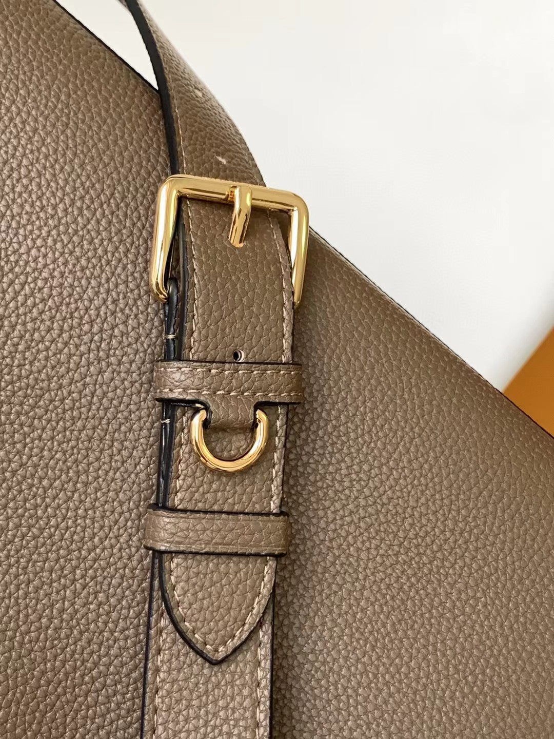 Michael Kors Women's Signature Logo Belted Satchel Bag - Brown/Gold