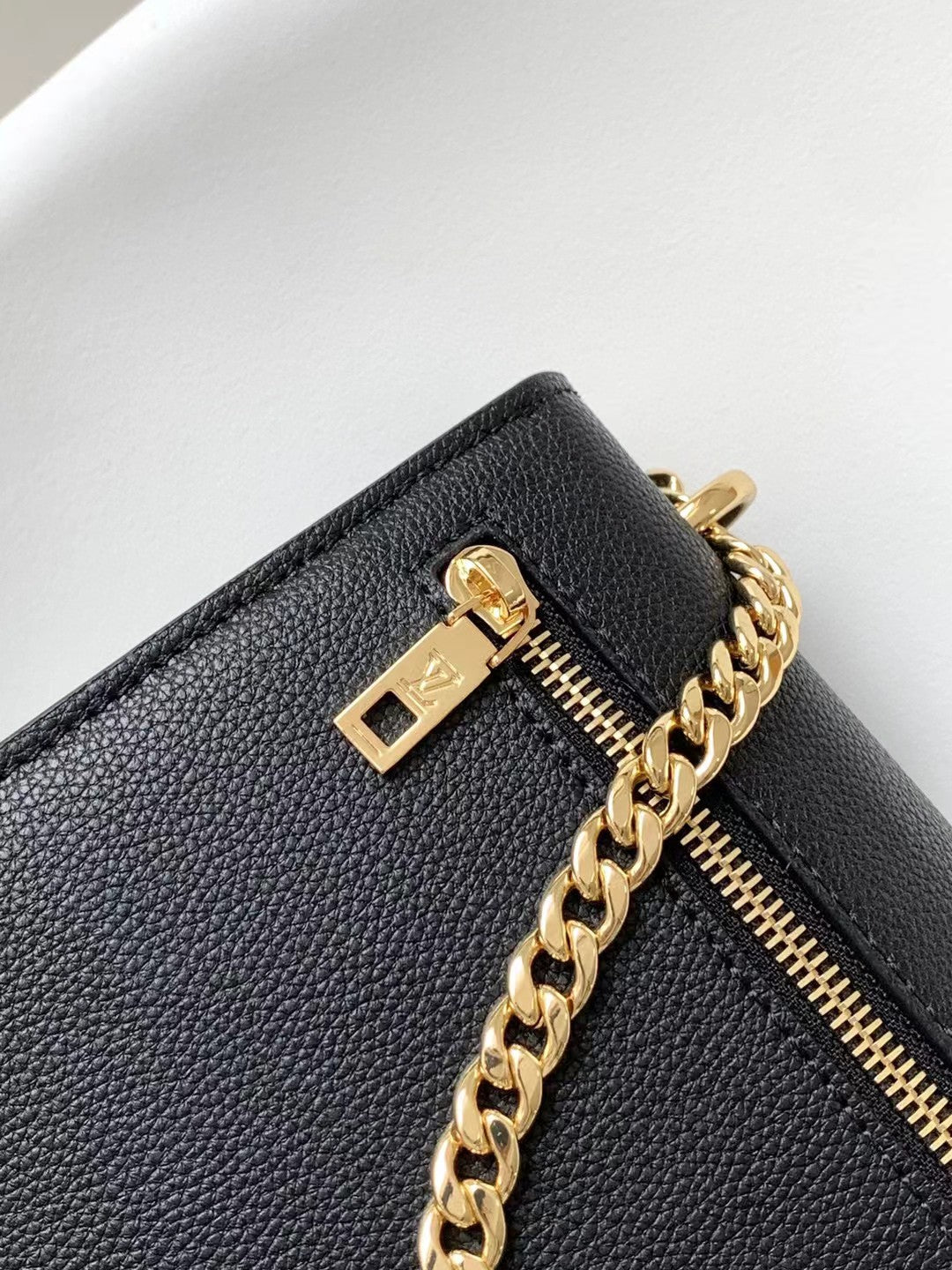 Louis Vuitton Lockme II BB Black &amp; Cream Calfskin Shoulder Bag