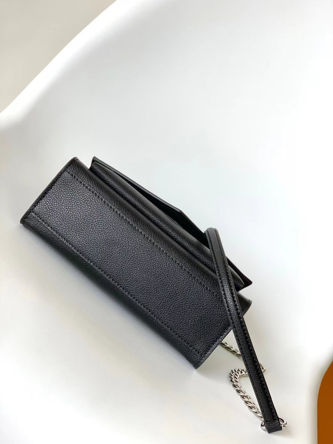 Louis Vuitton Mylockme Chain Bag - Black Grained Calfskin Leather