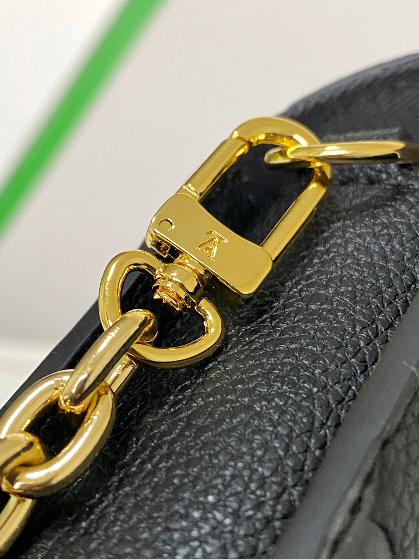 Louis Vuitton Monogram Empreinte Leather Vavin PM Chain Bag - Black