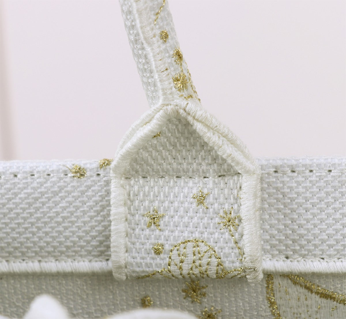 Christian Dior Large Butterfly Metamorphose Book Tote Bag - White and Gold