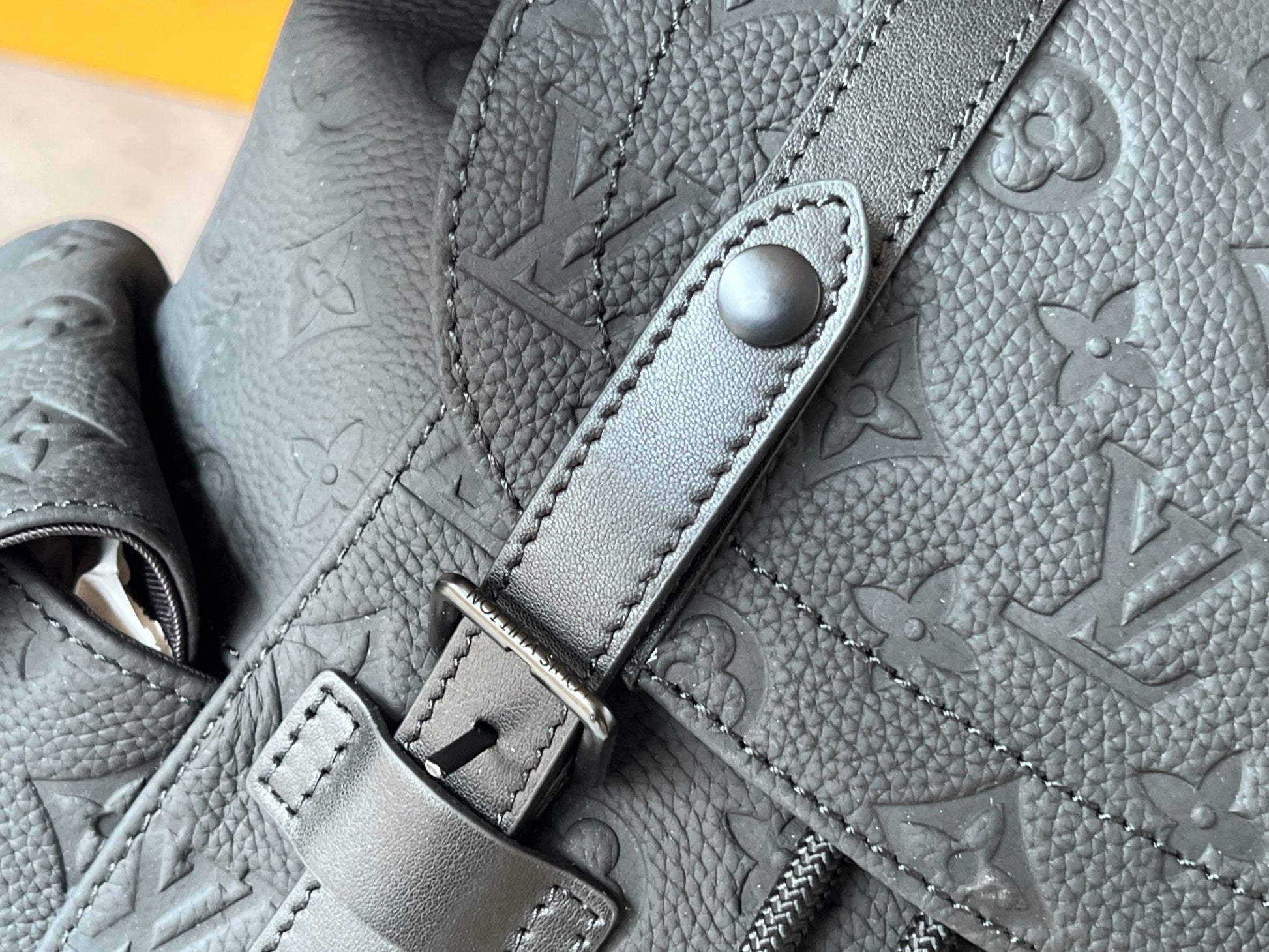 Louis Vuitton Christopher PM Monogram Shadow Leather Backpack - Black/Anthracite