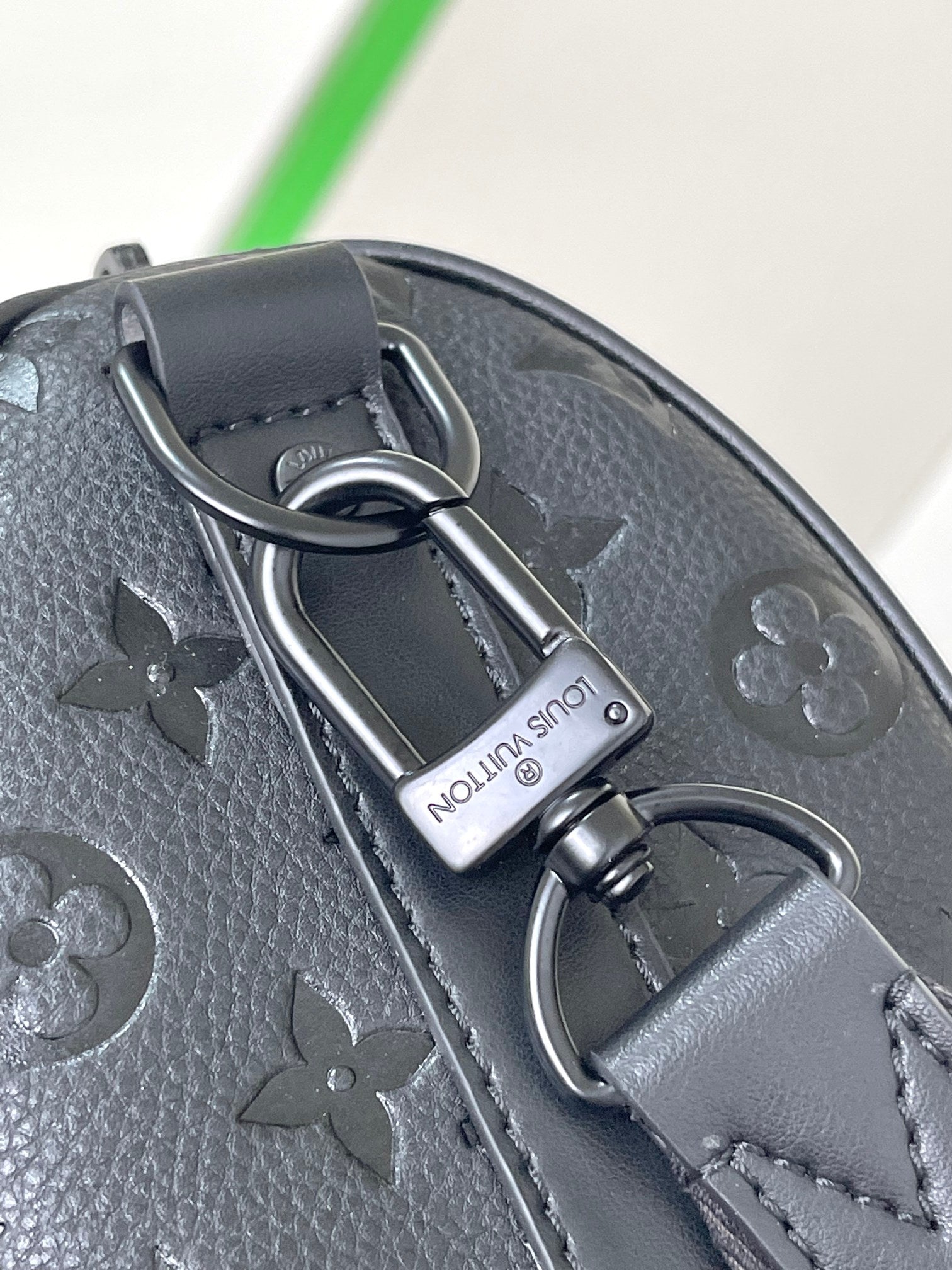 Louis Vuitton Keepall XS Monogram Shadow Leather Bag - Black