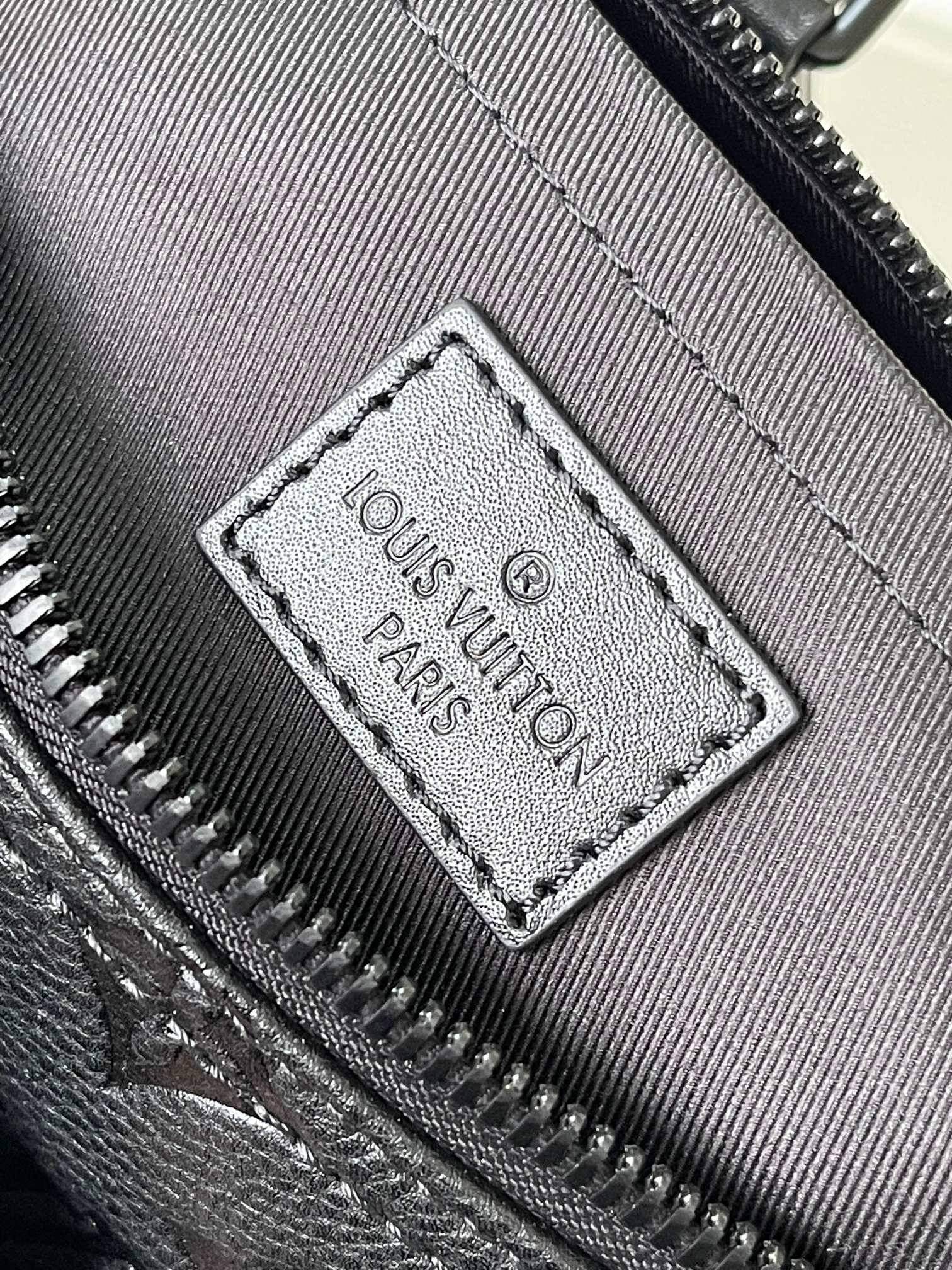 Louis Vuitton Keepall XS Monogram Shadow Leather Bag - Black
